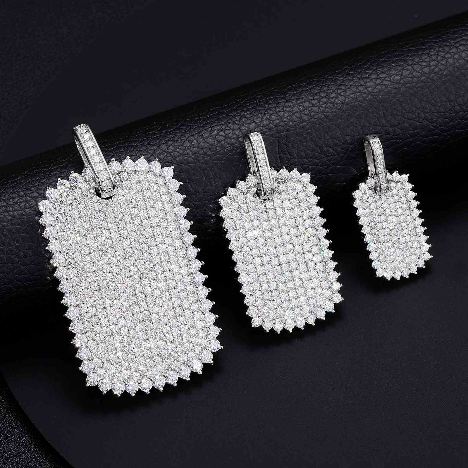 Iced Out Tag Pendant