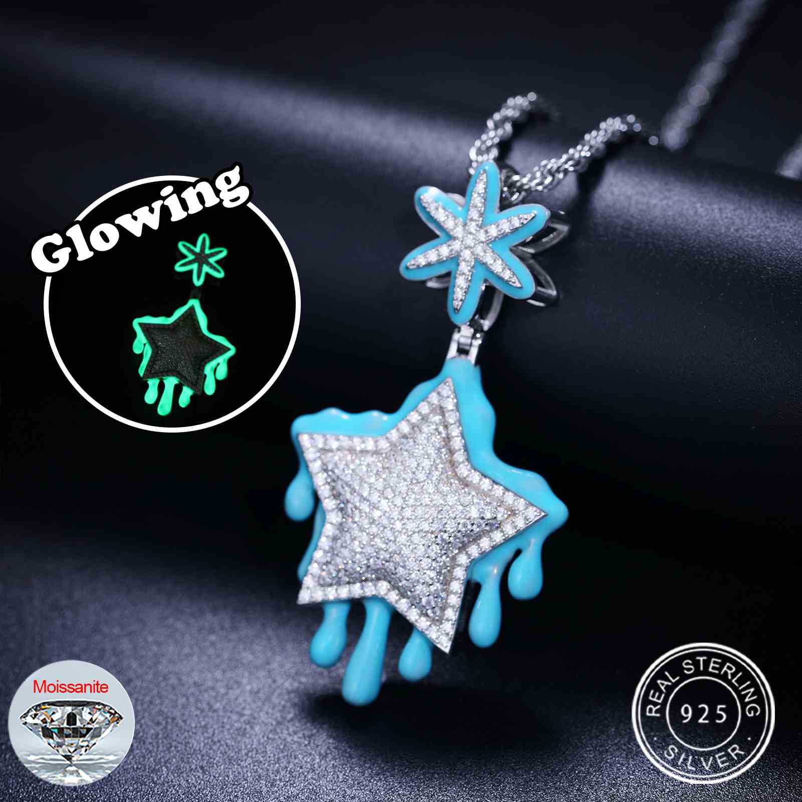 Glow In The Dark Star Pendant