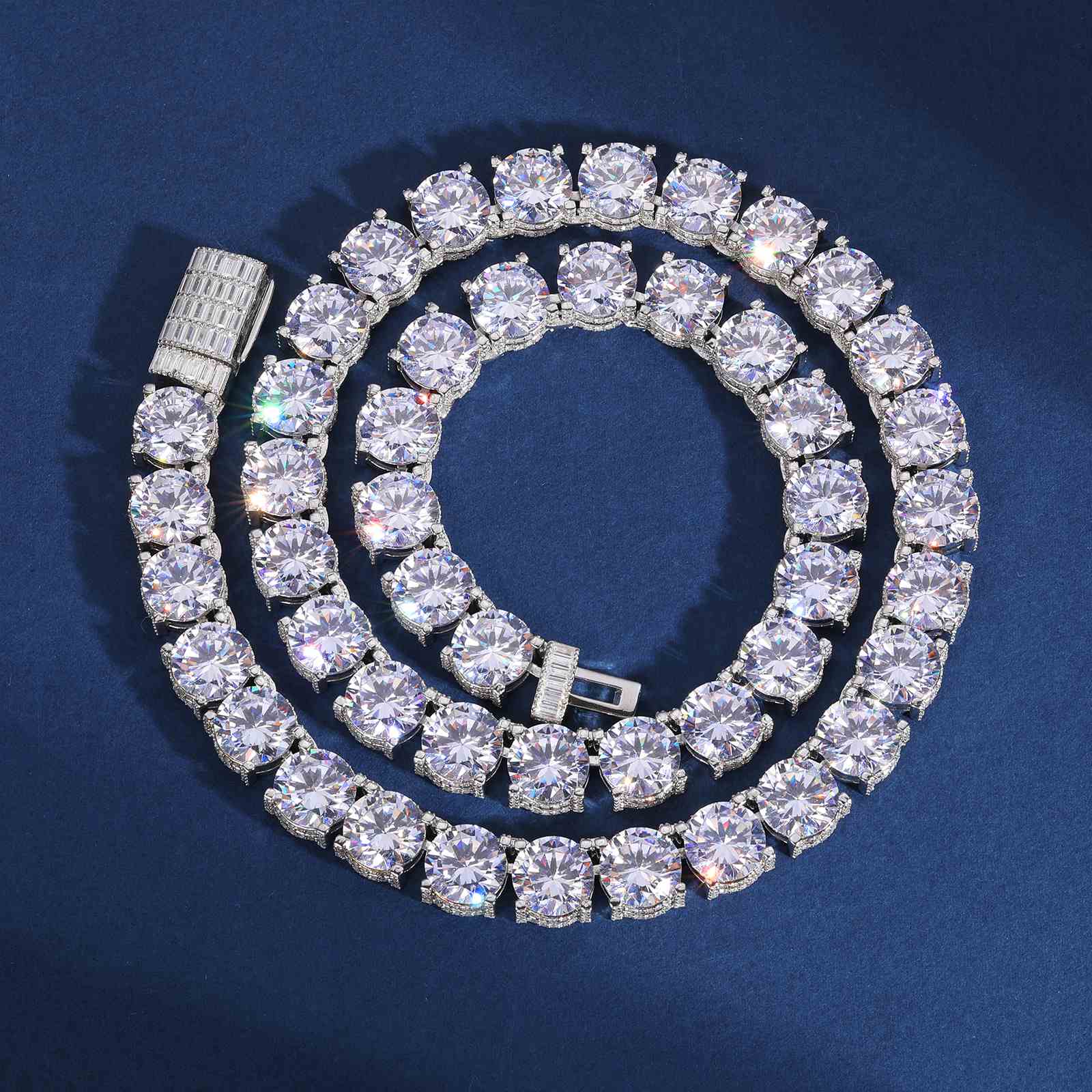 10mm Cluster Tennis Chain