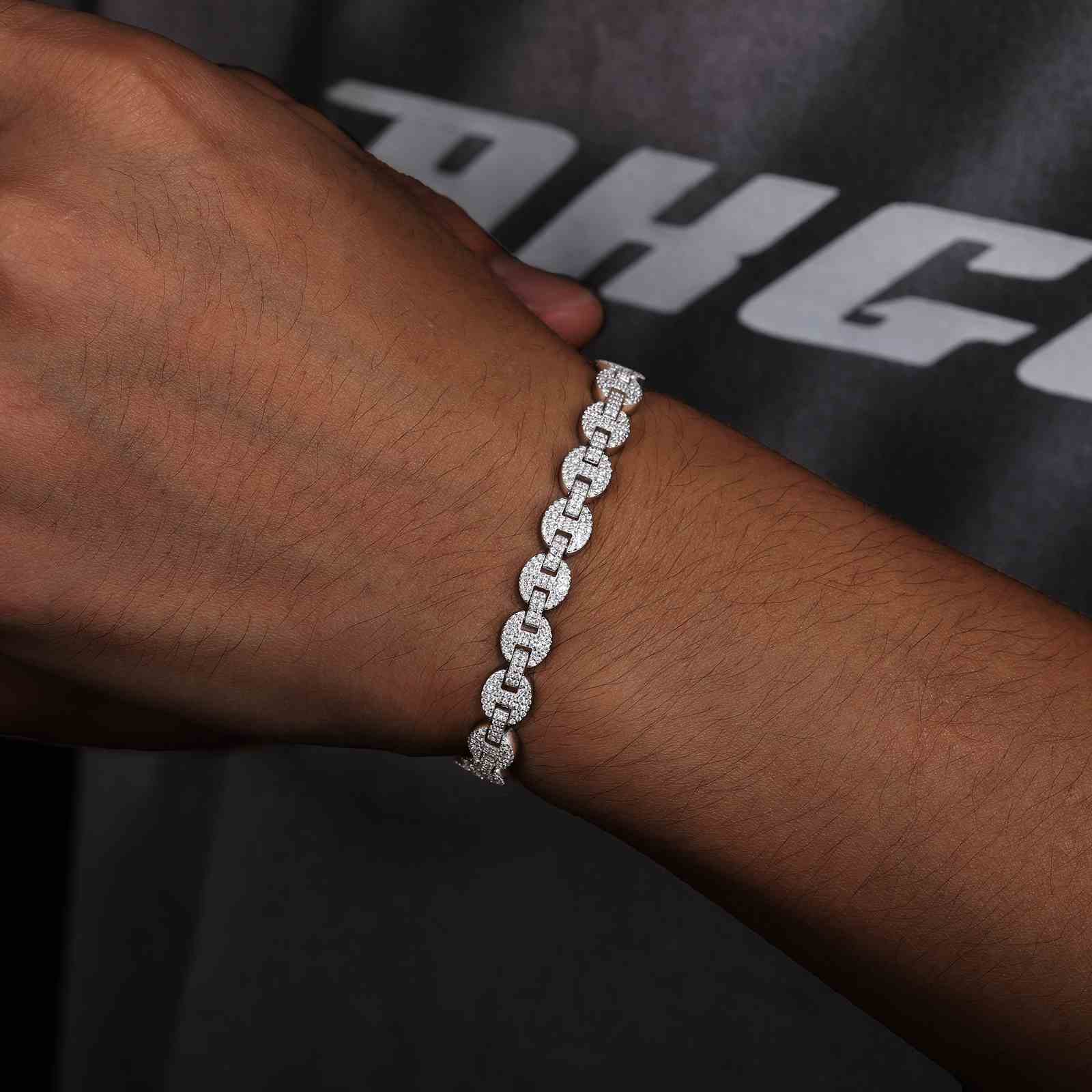 8mm 10mm Gucci Link Chain Bracelet