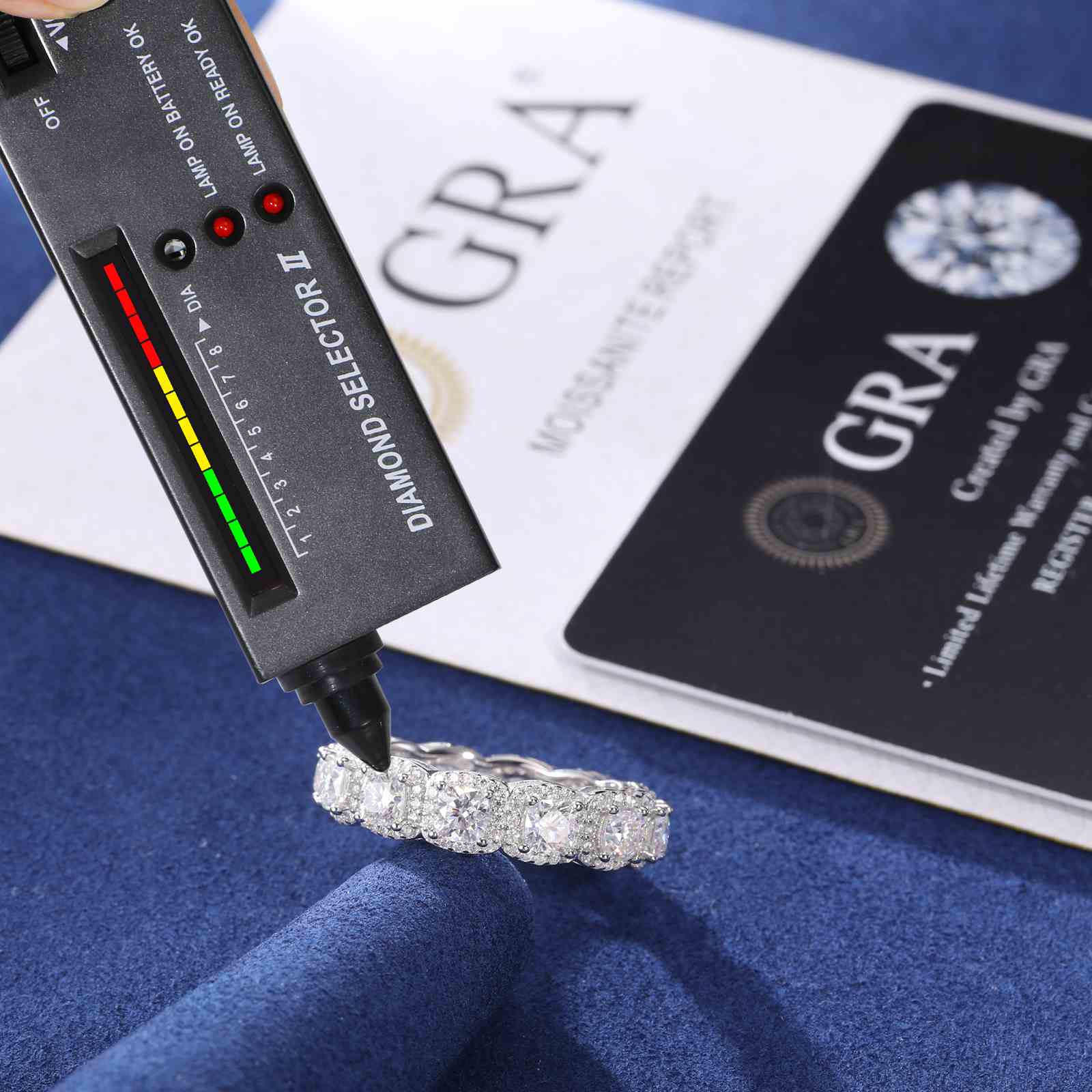 6.5mm Cushion Cut Band Ring