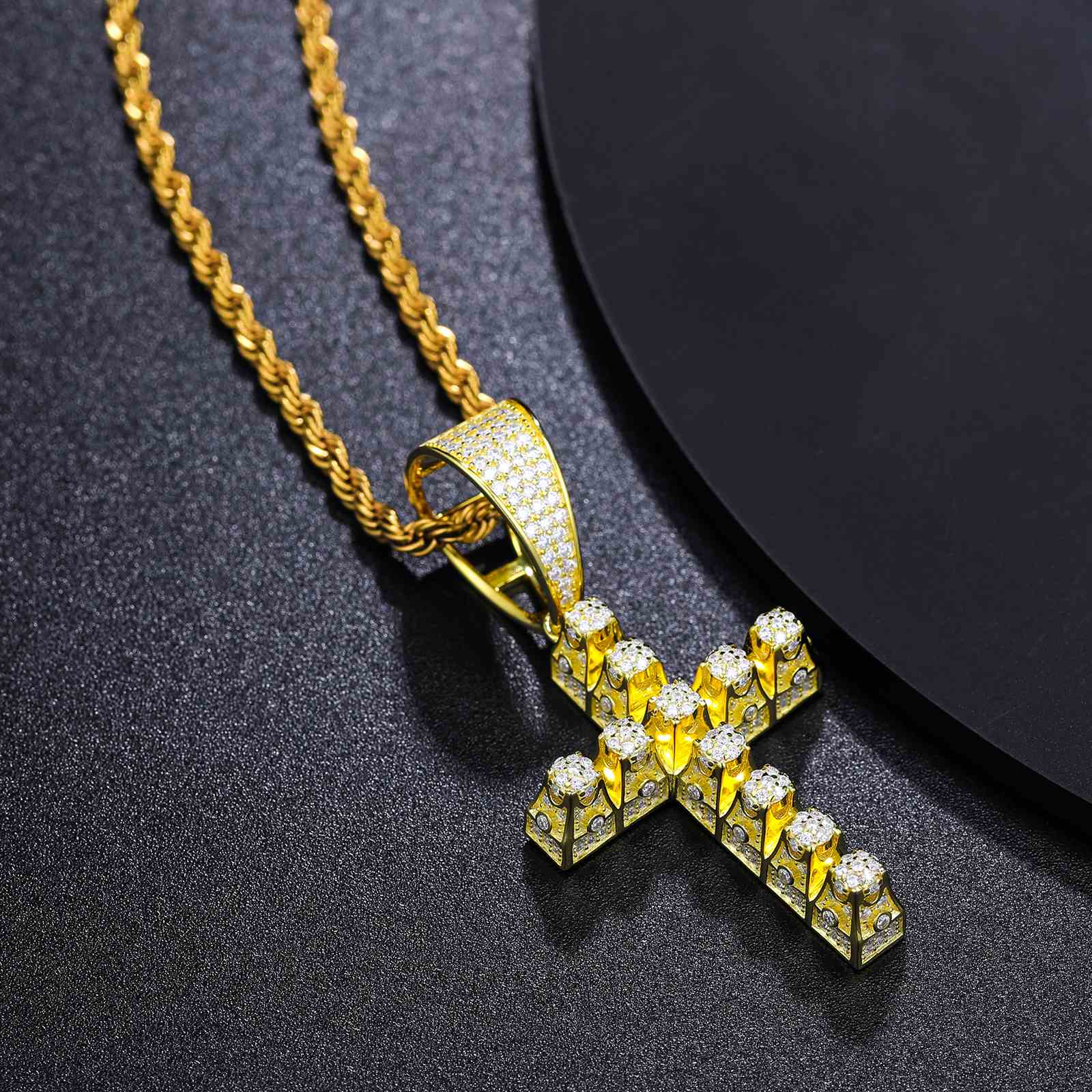 Flower Cross Pendant