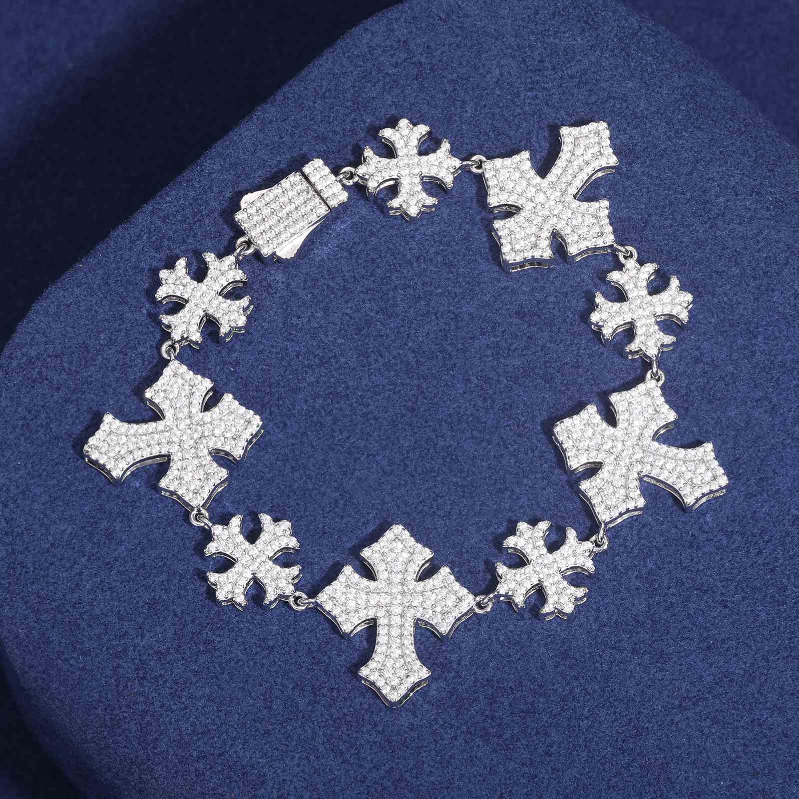 13mm Cross Link Bracelet