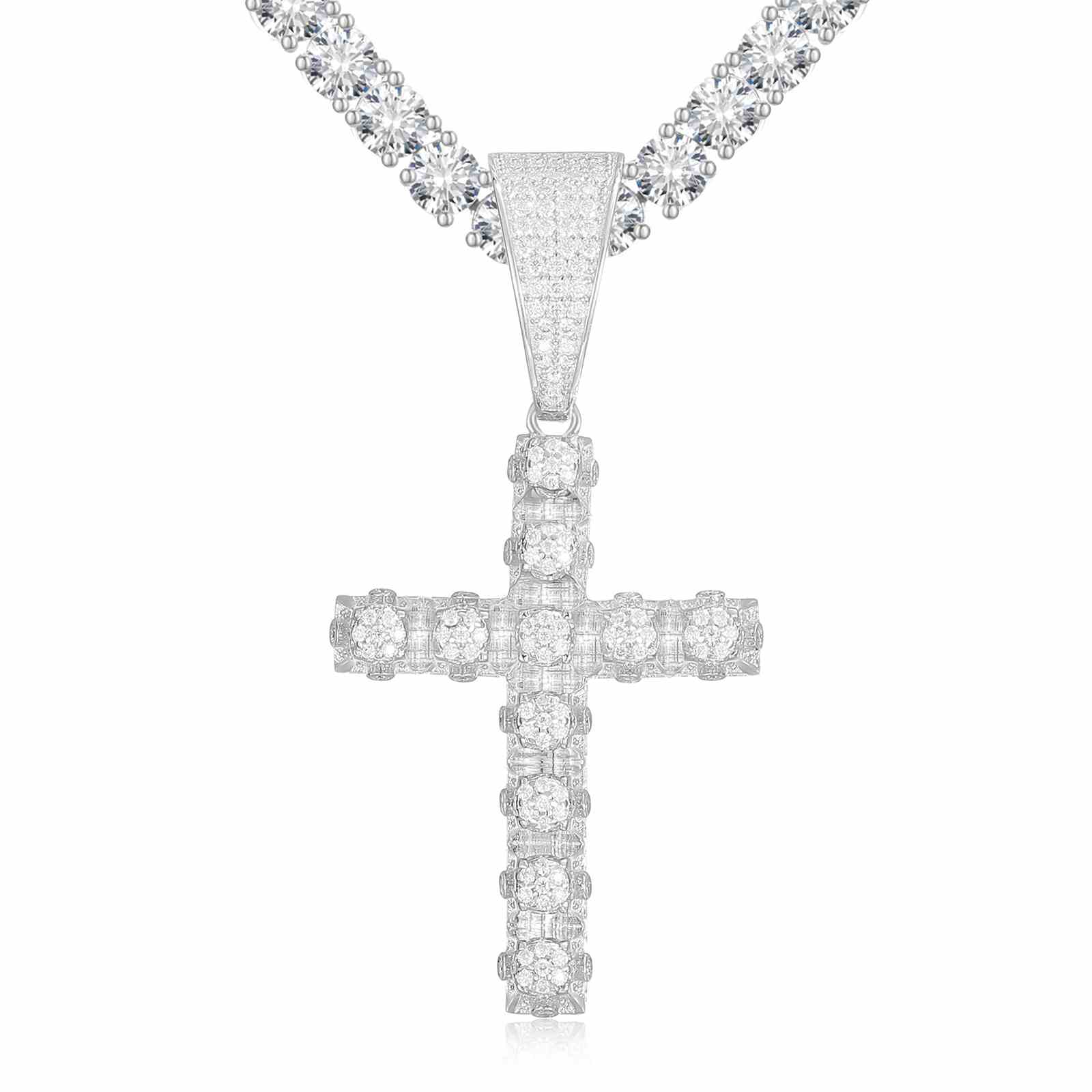 Flower Cross Pendant