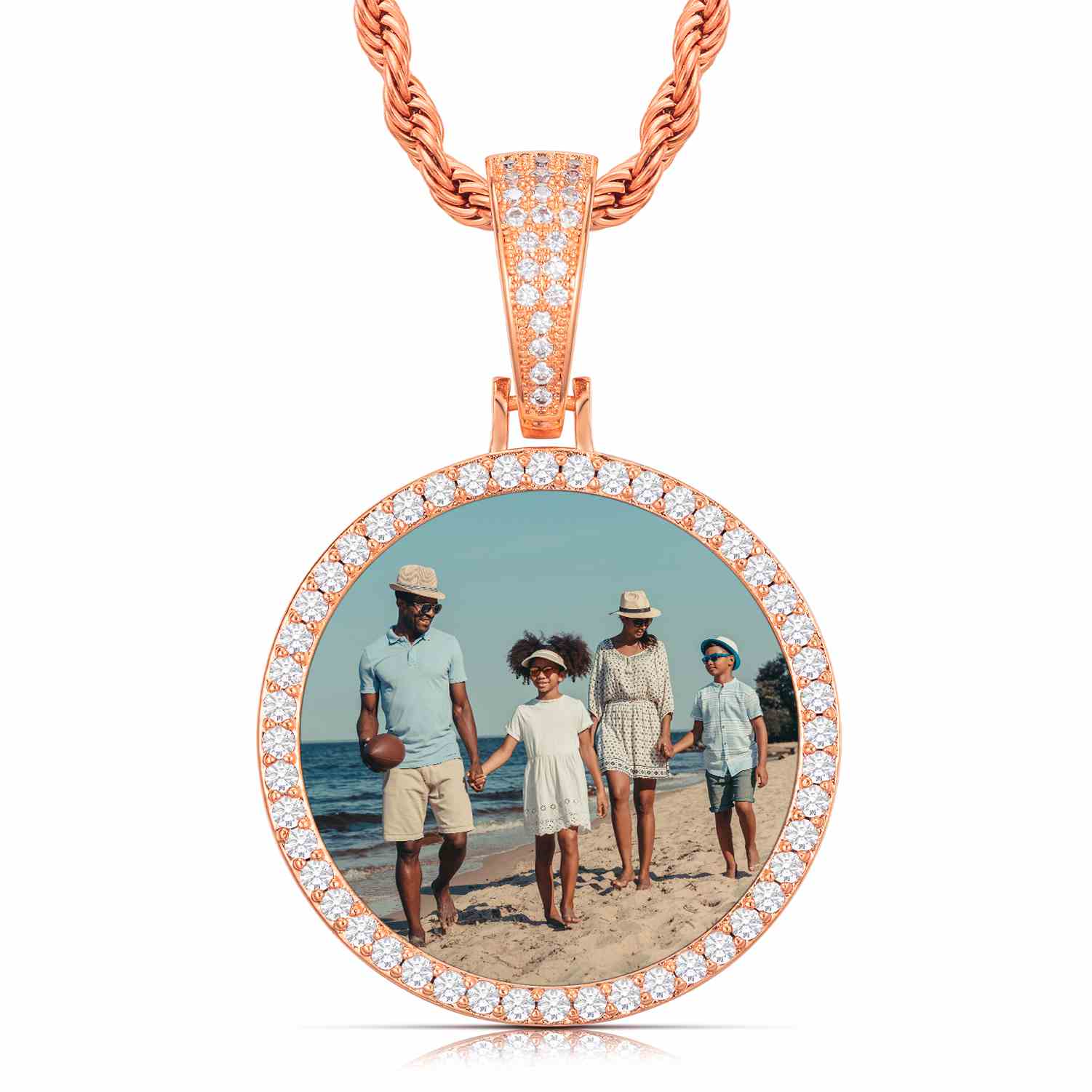 35mm Round Photo Frame Pendant