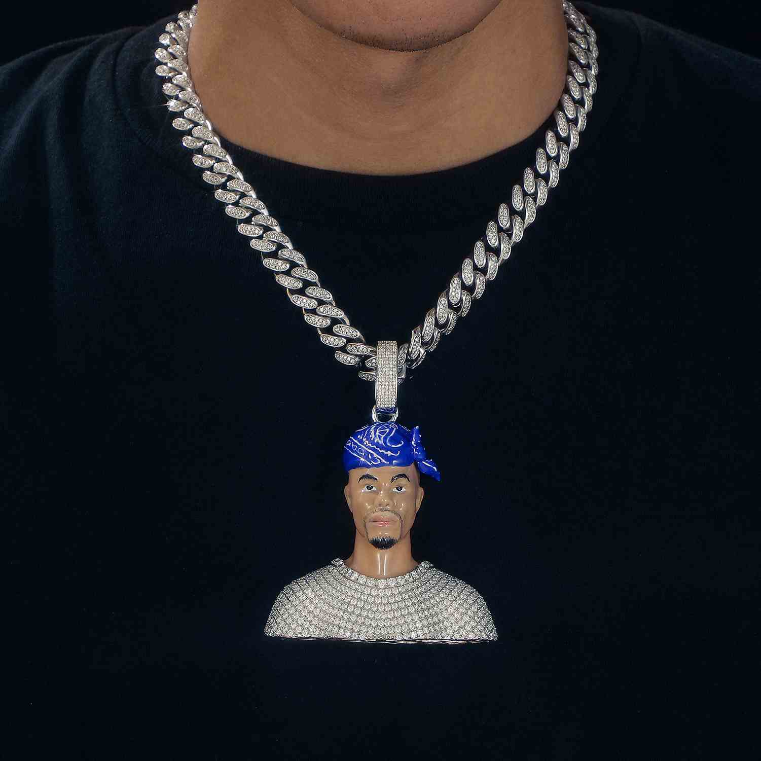 Customized 3D Portrait Pendant