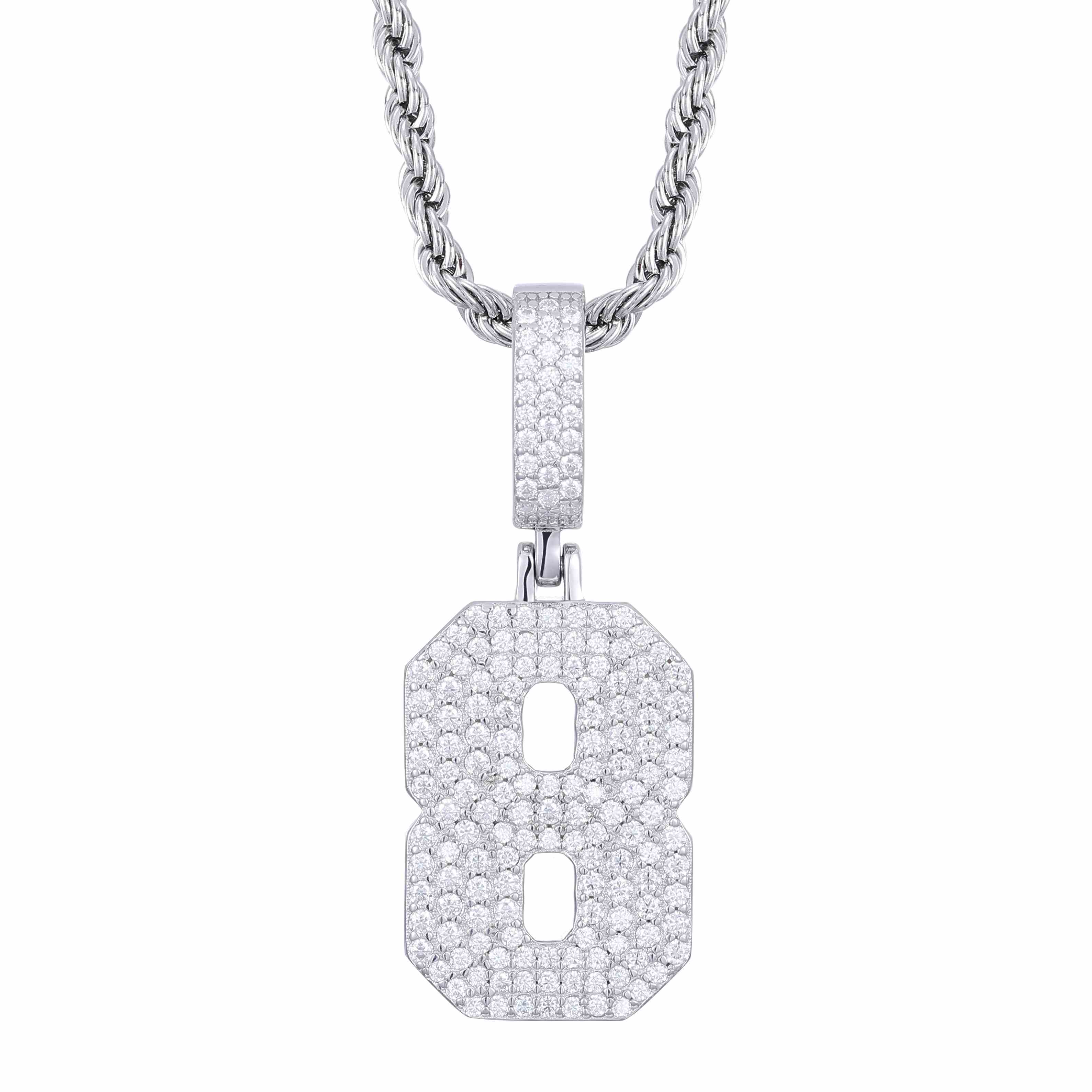 Arabic Numbers Pendant