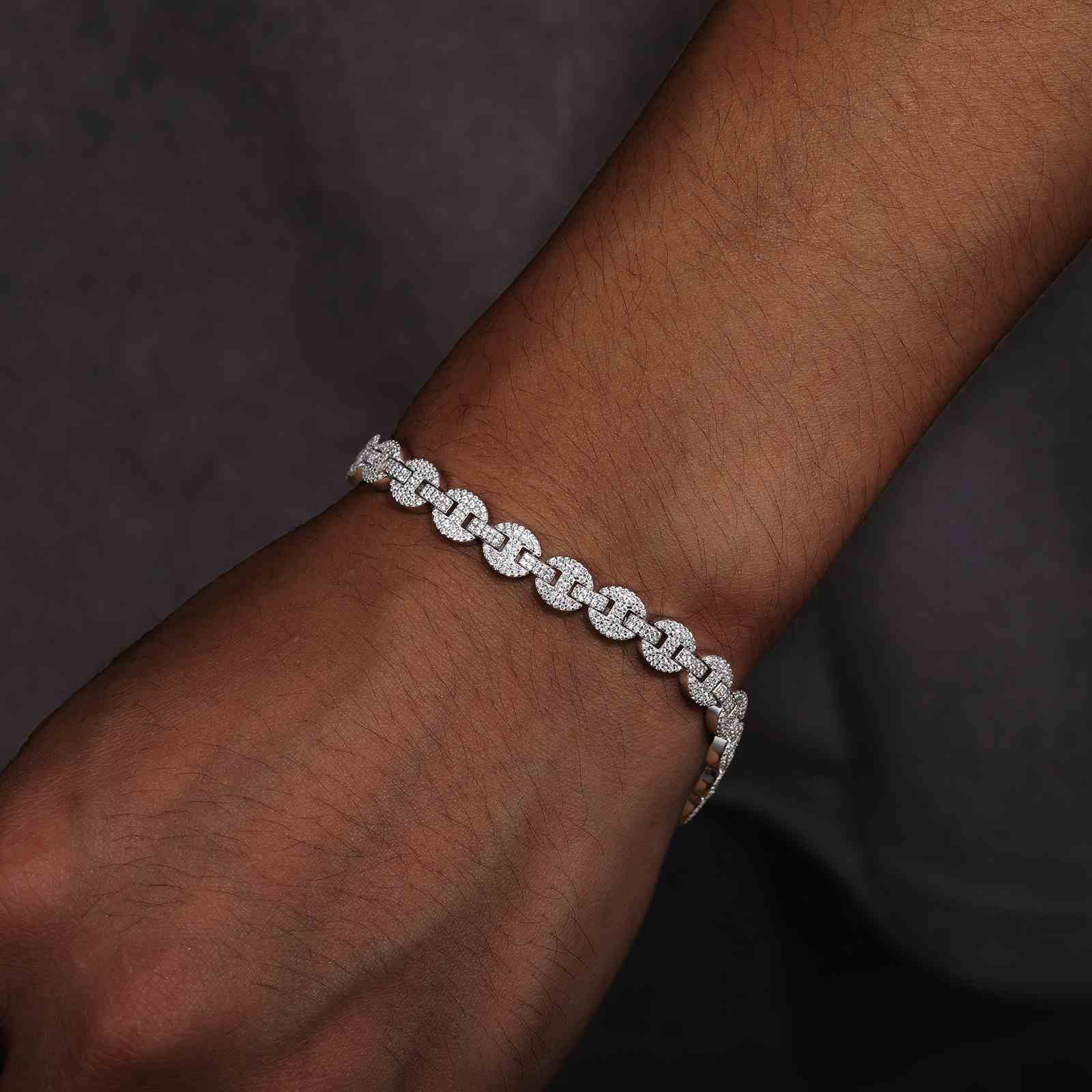 8mm 10mm Gucci Link Chain Bracelet