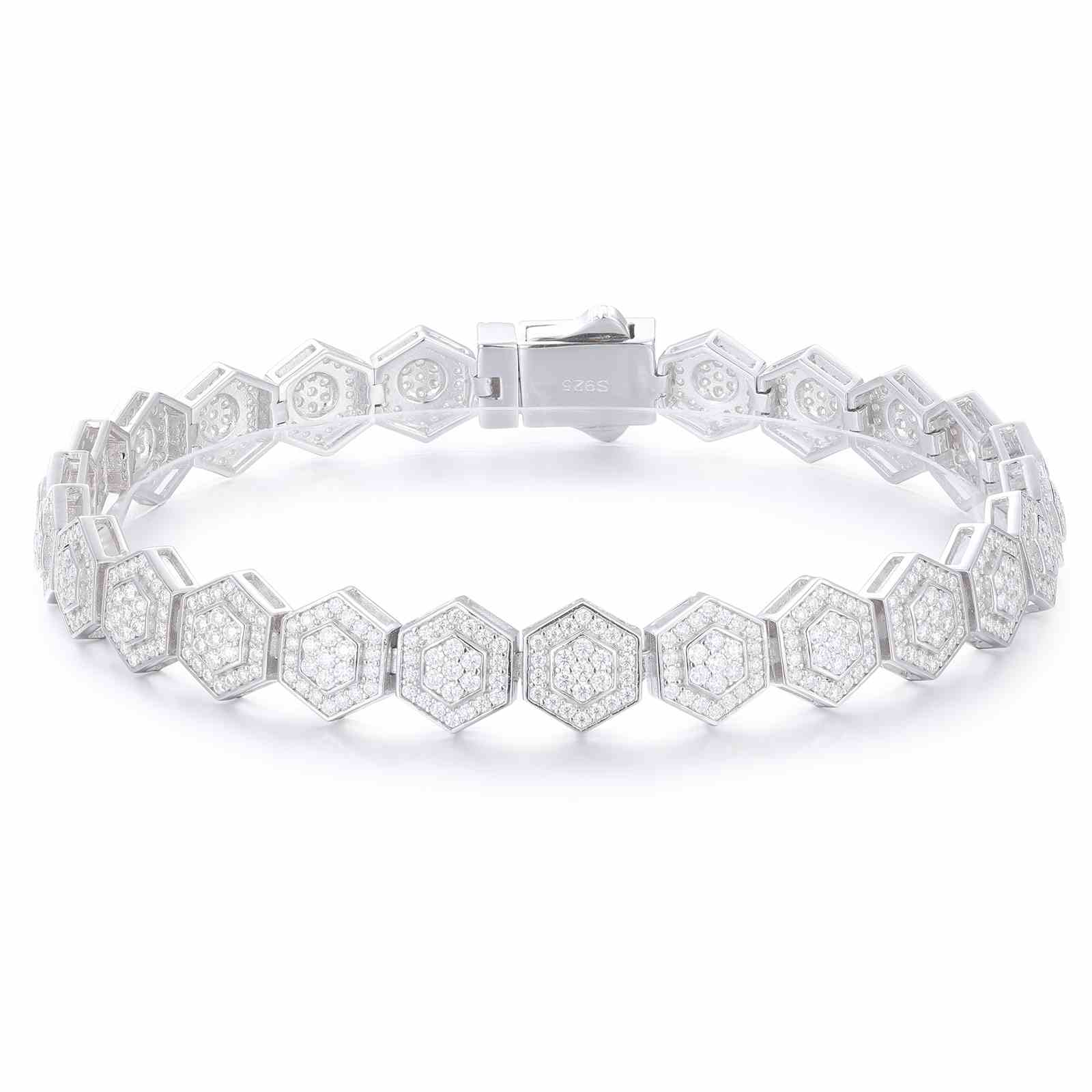 9mm Hexagon Bracelet