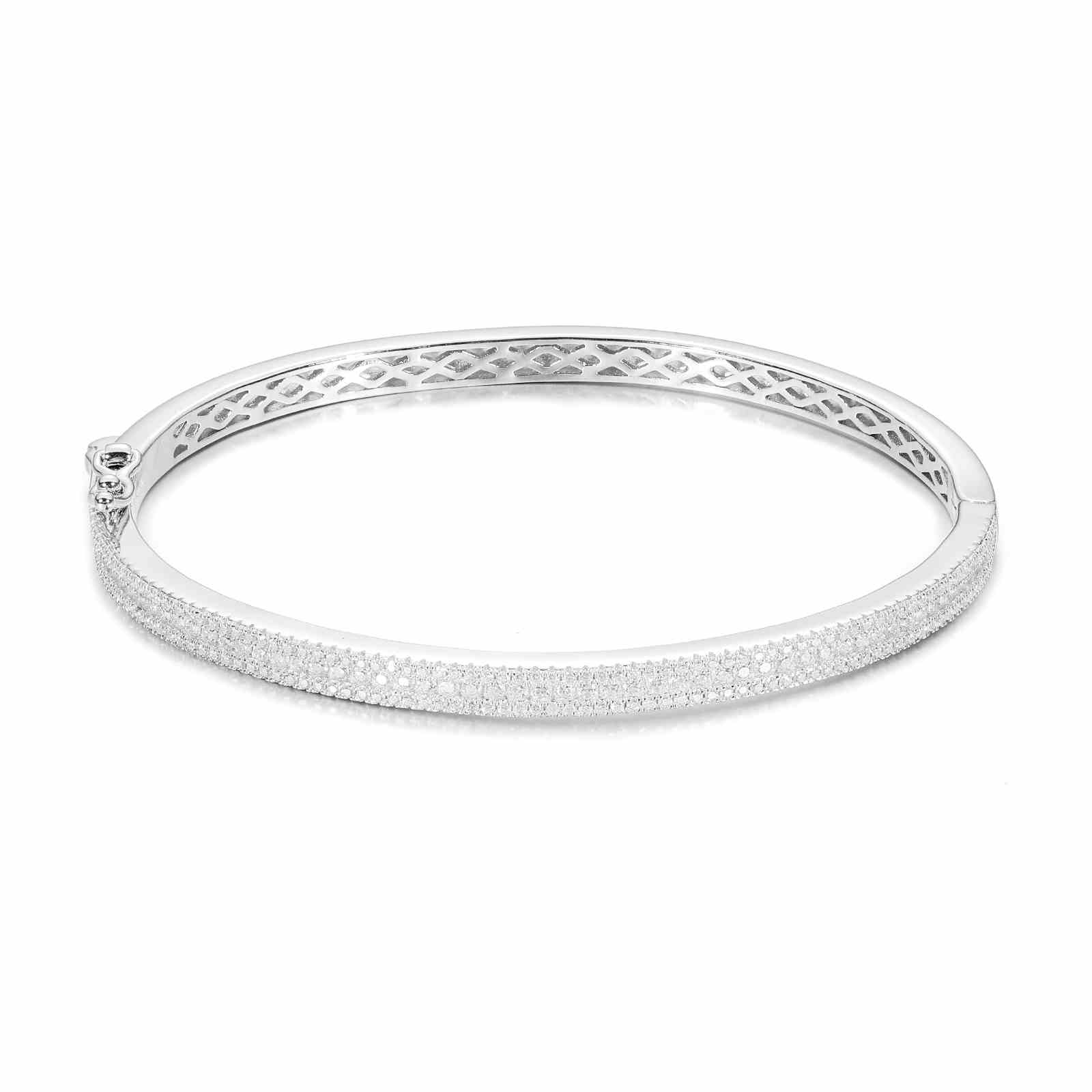 4mm 3 Rows Bracelet Bangle
