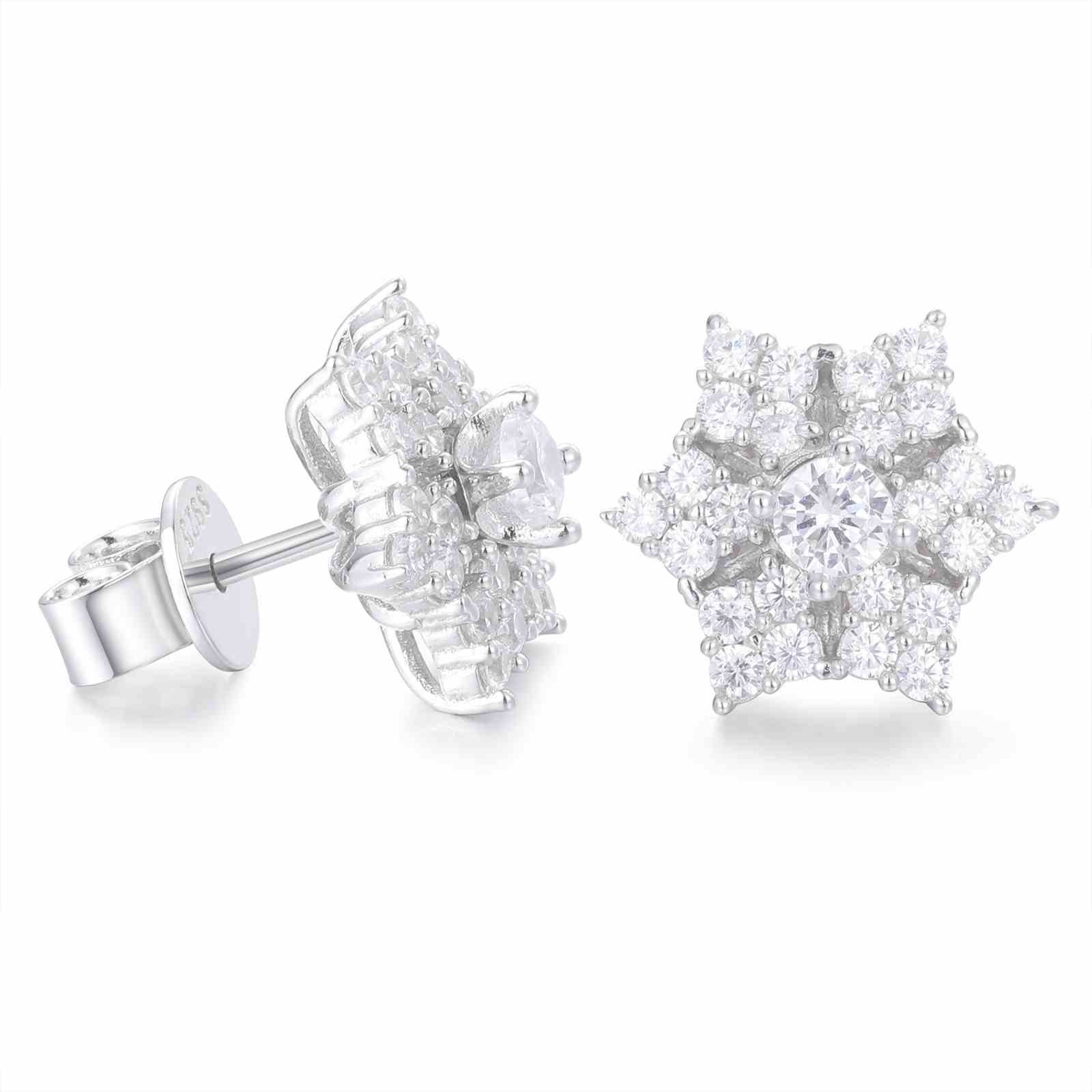 Dual Use Six-pointed Star Earring