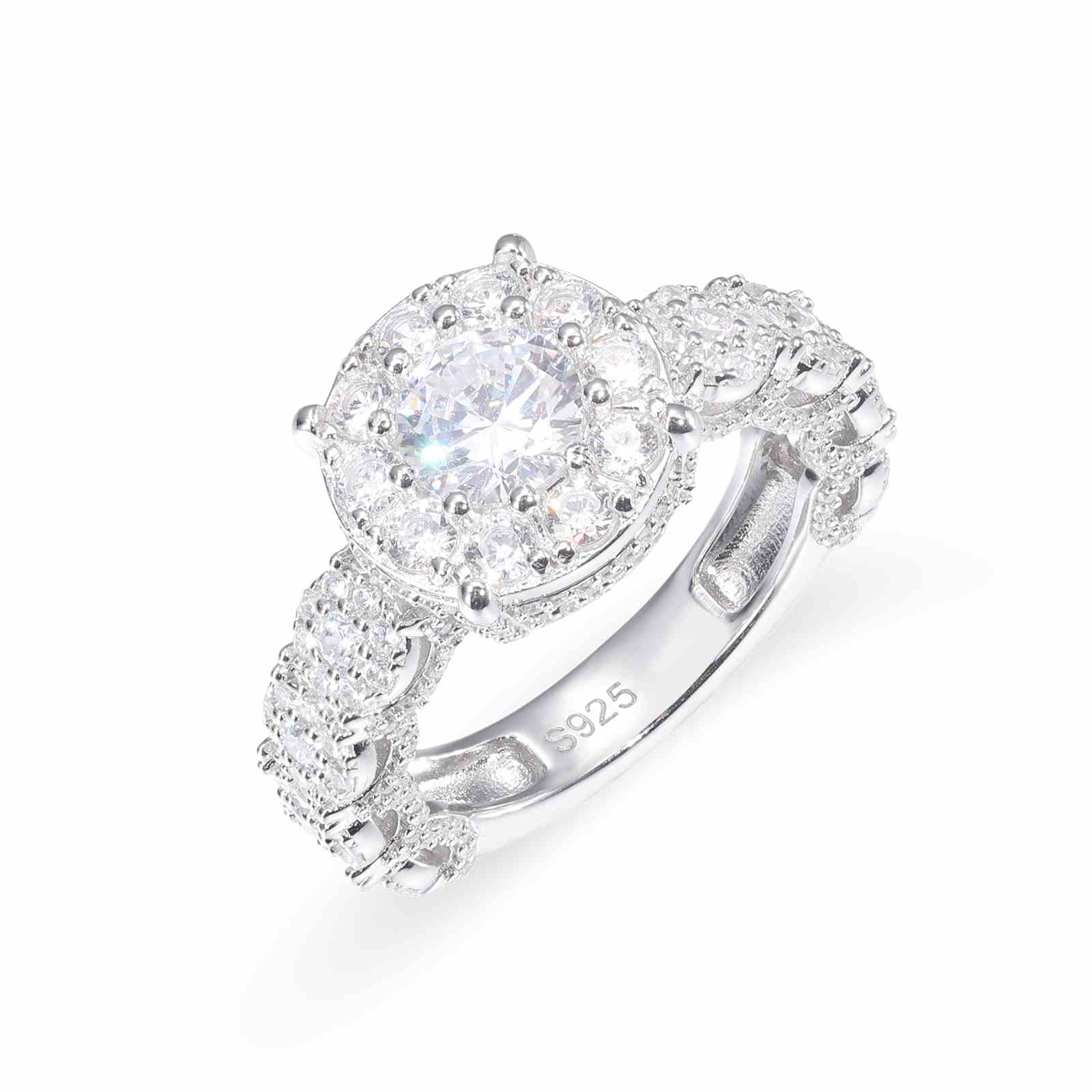 Halo Engagement Ring