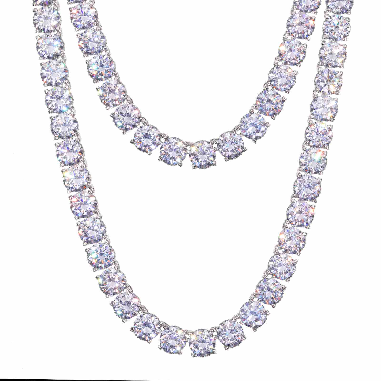 10mm Cluster Tennis Chain
