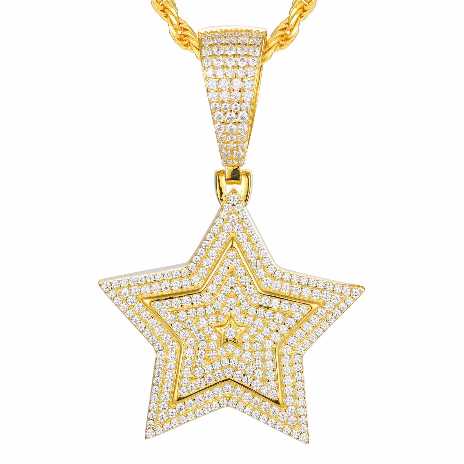 6-Layer Star Pendant