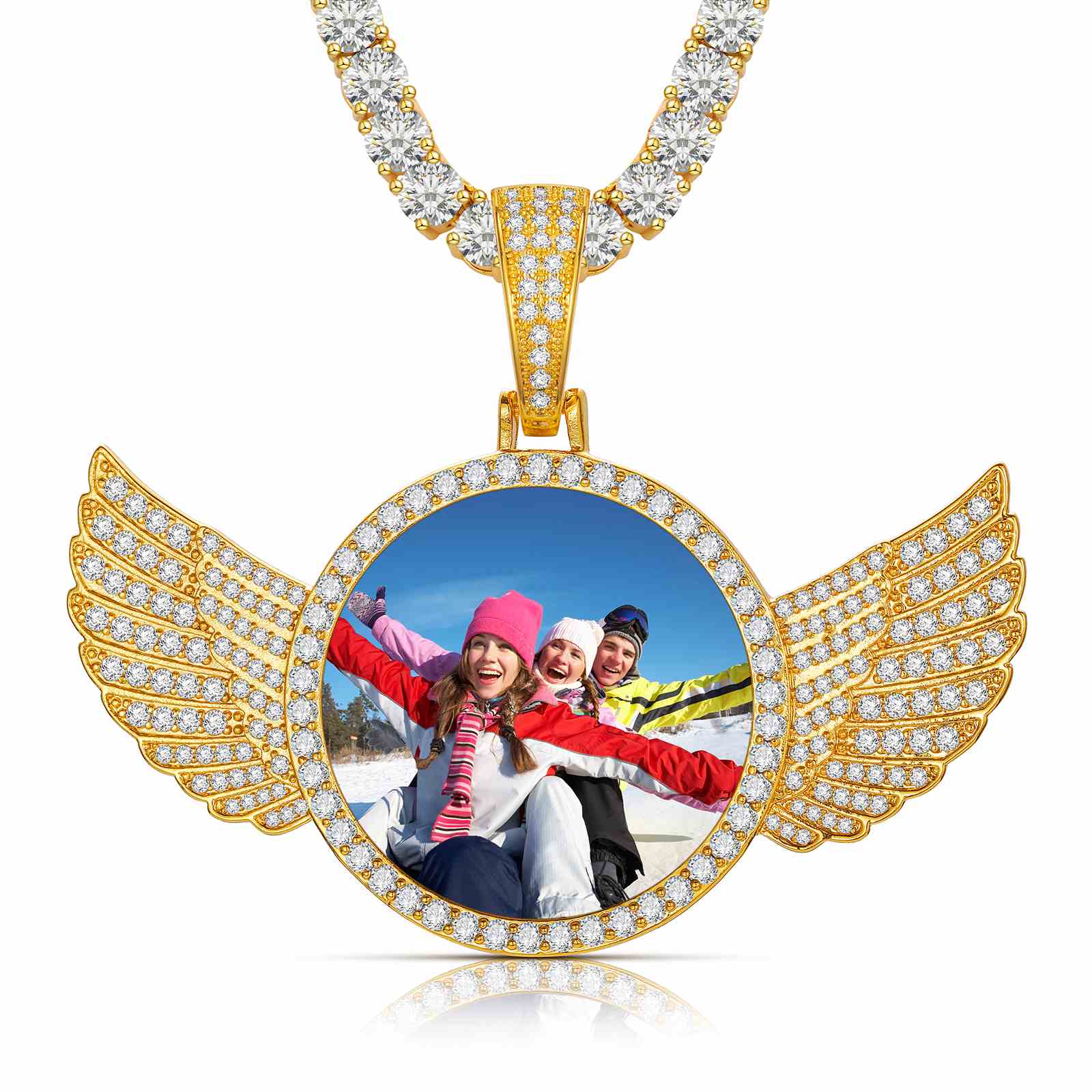 Angle Wing Picture Pendant