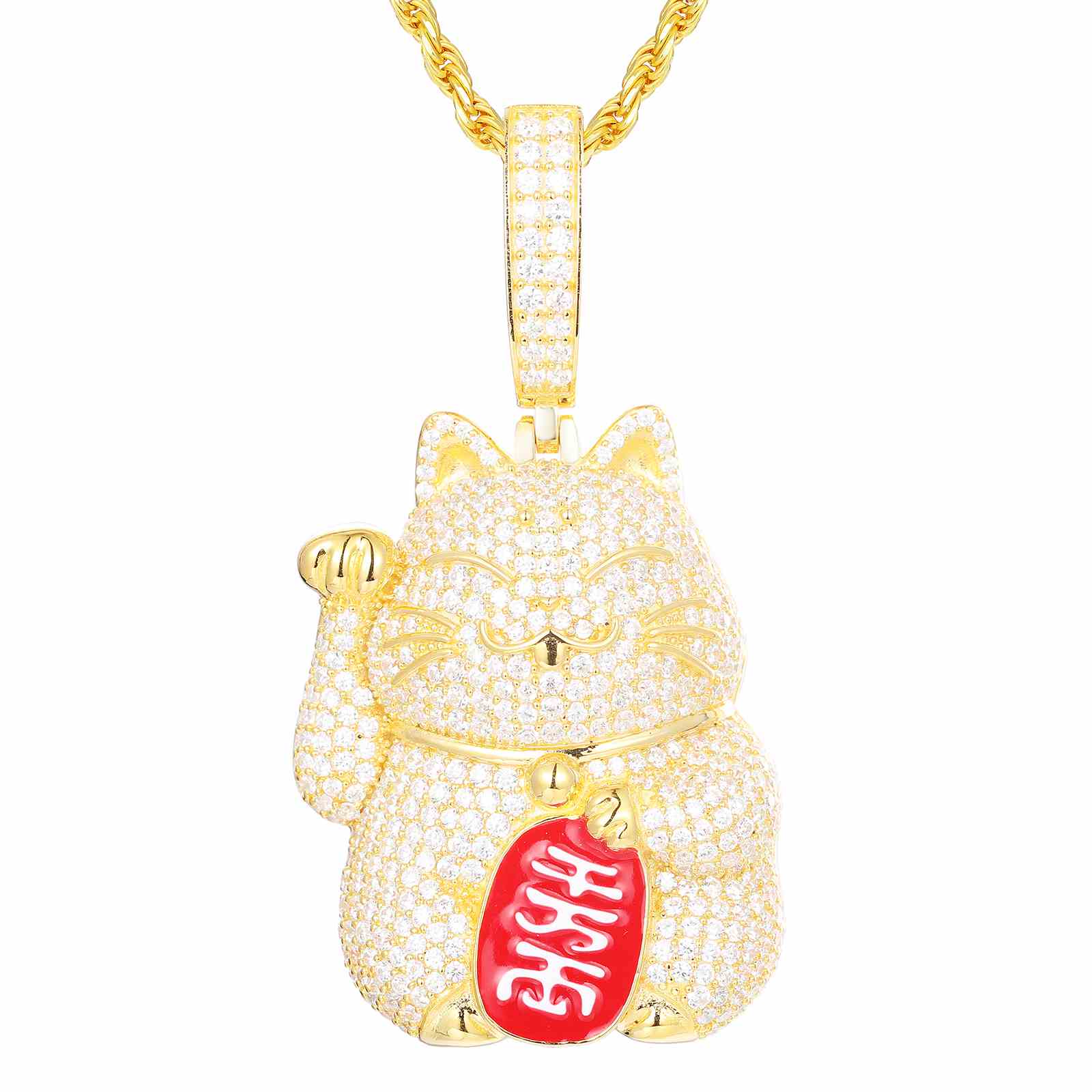 Mascot Fortune Cat Pendant