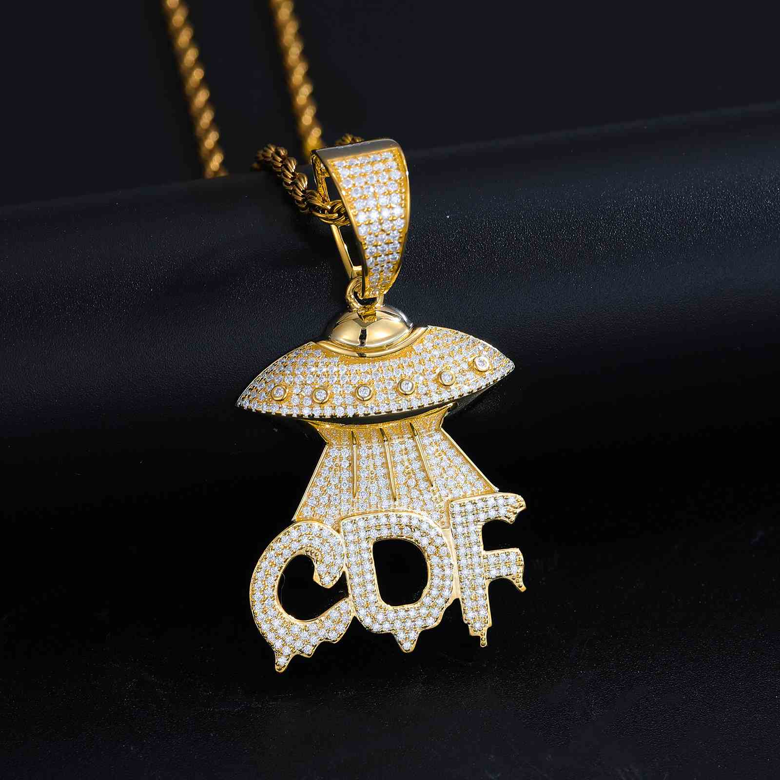 UFO Letter CDF Pendant