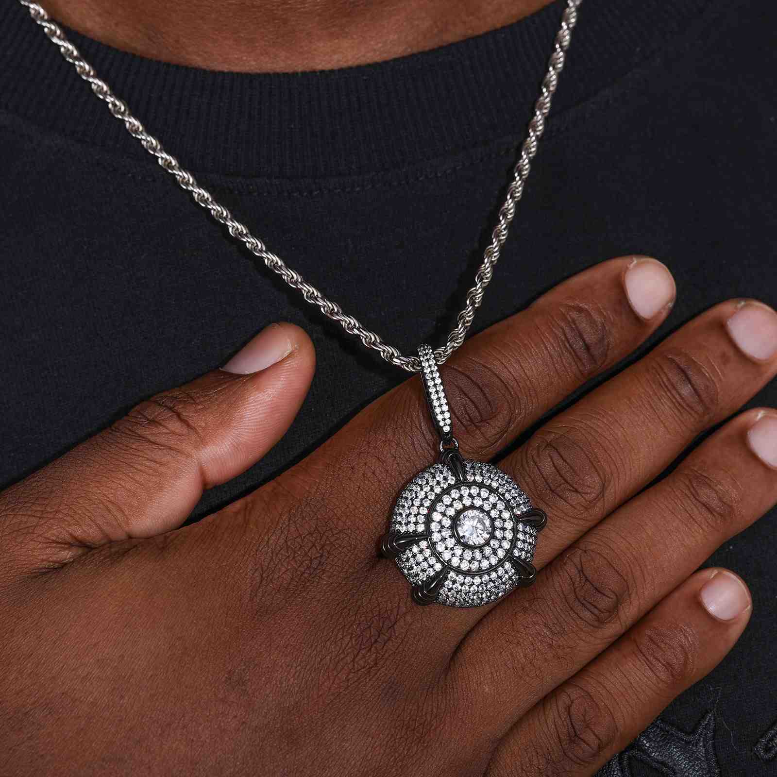 Black Plating Dragon Claw Pendant