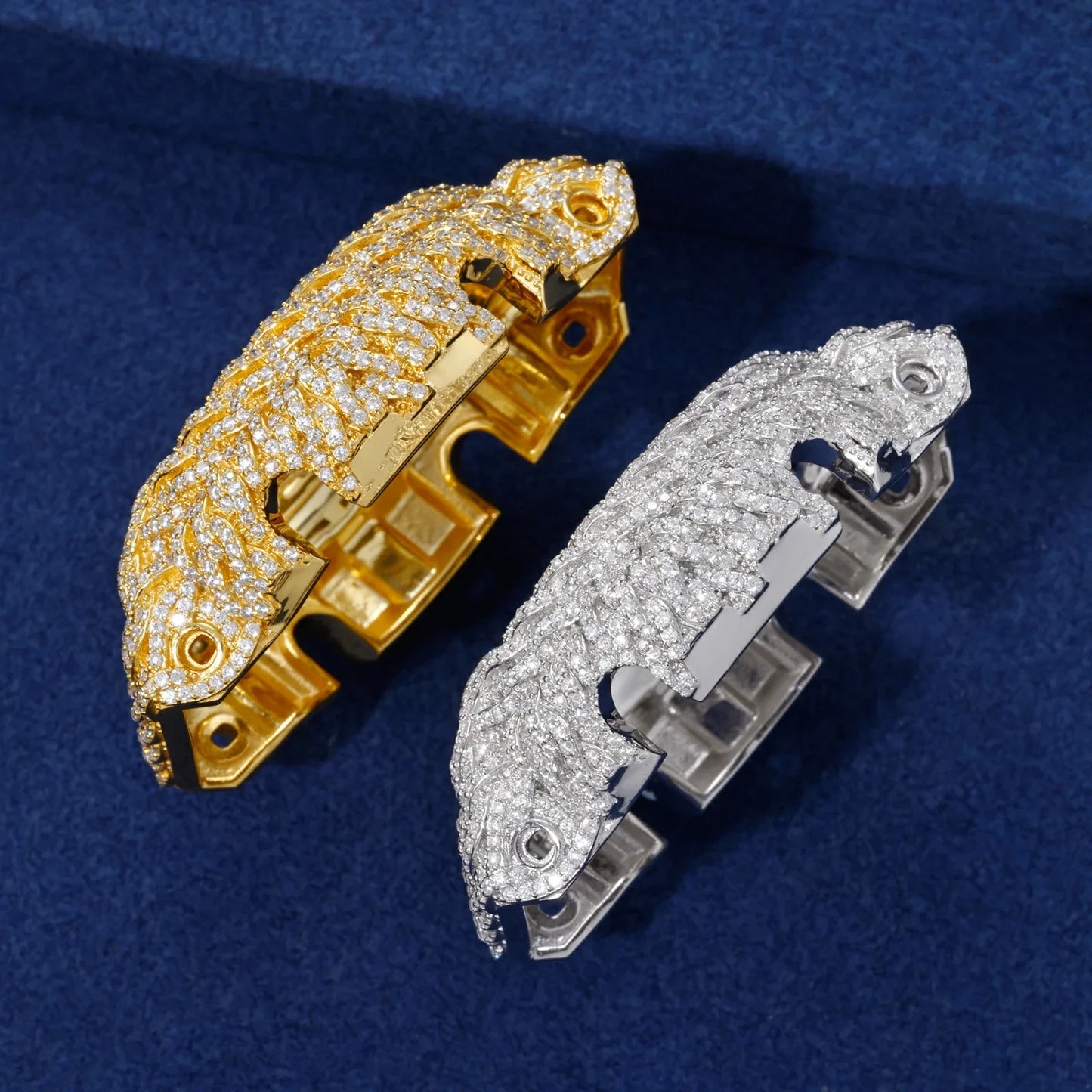 Iced Out Moissanite Rope Watch Bezel Case for DW6900 Series TQW0040