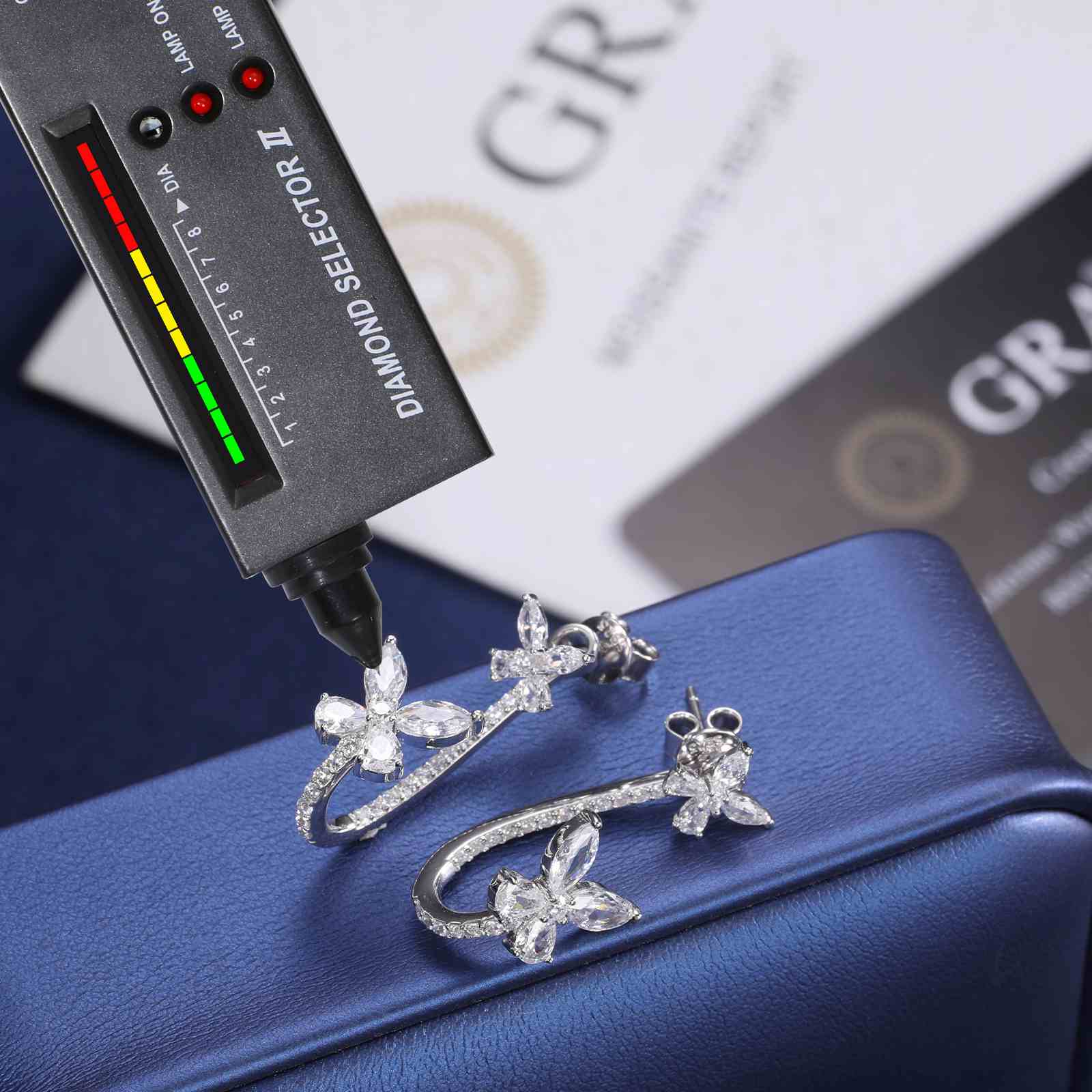 charles and colvard earrings