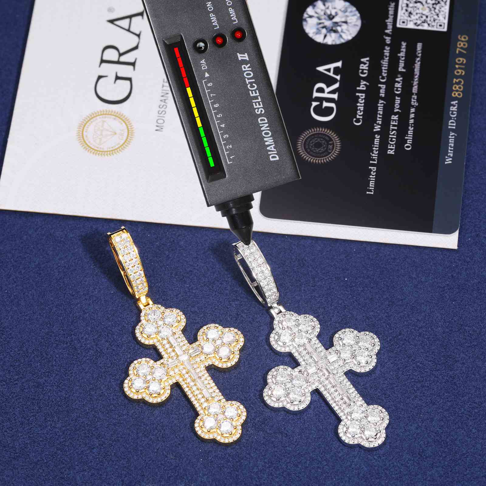 diamond cross pendant