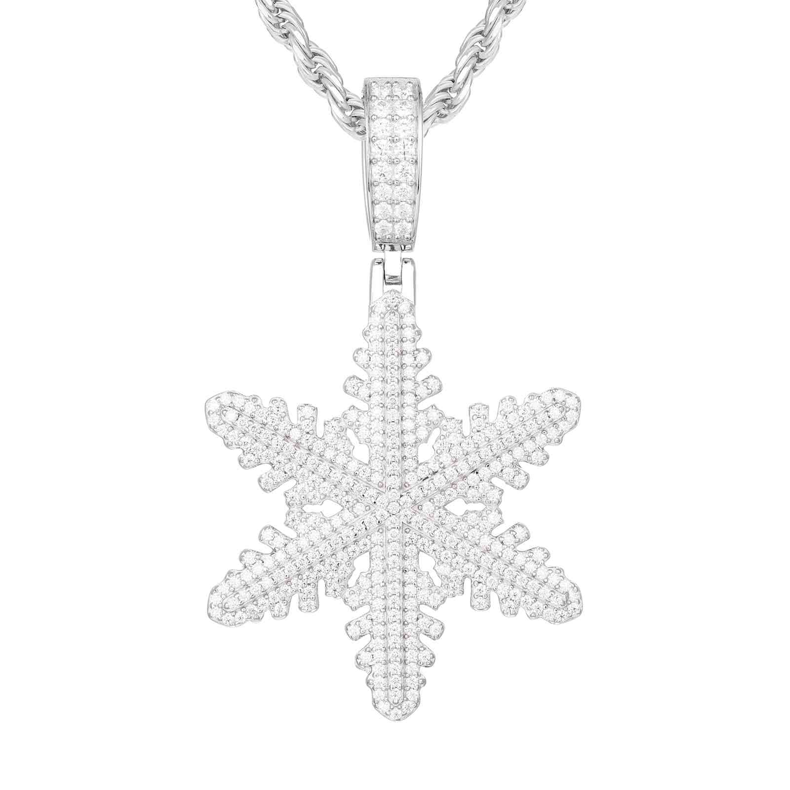 diamond snowflake necklace
10