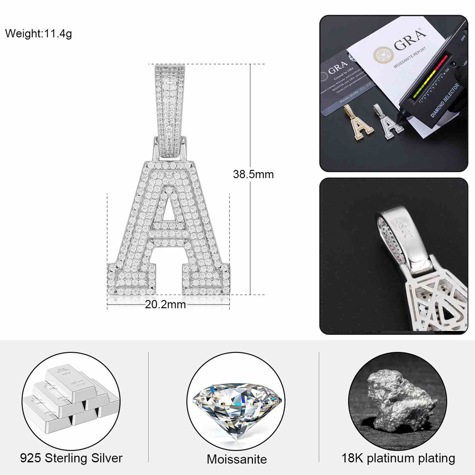 A-Z Initial Pendant