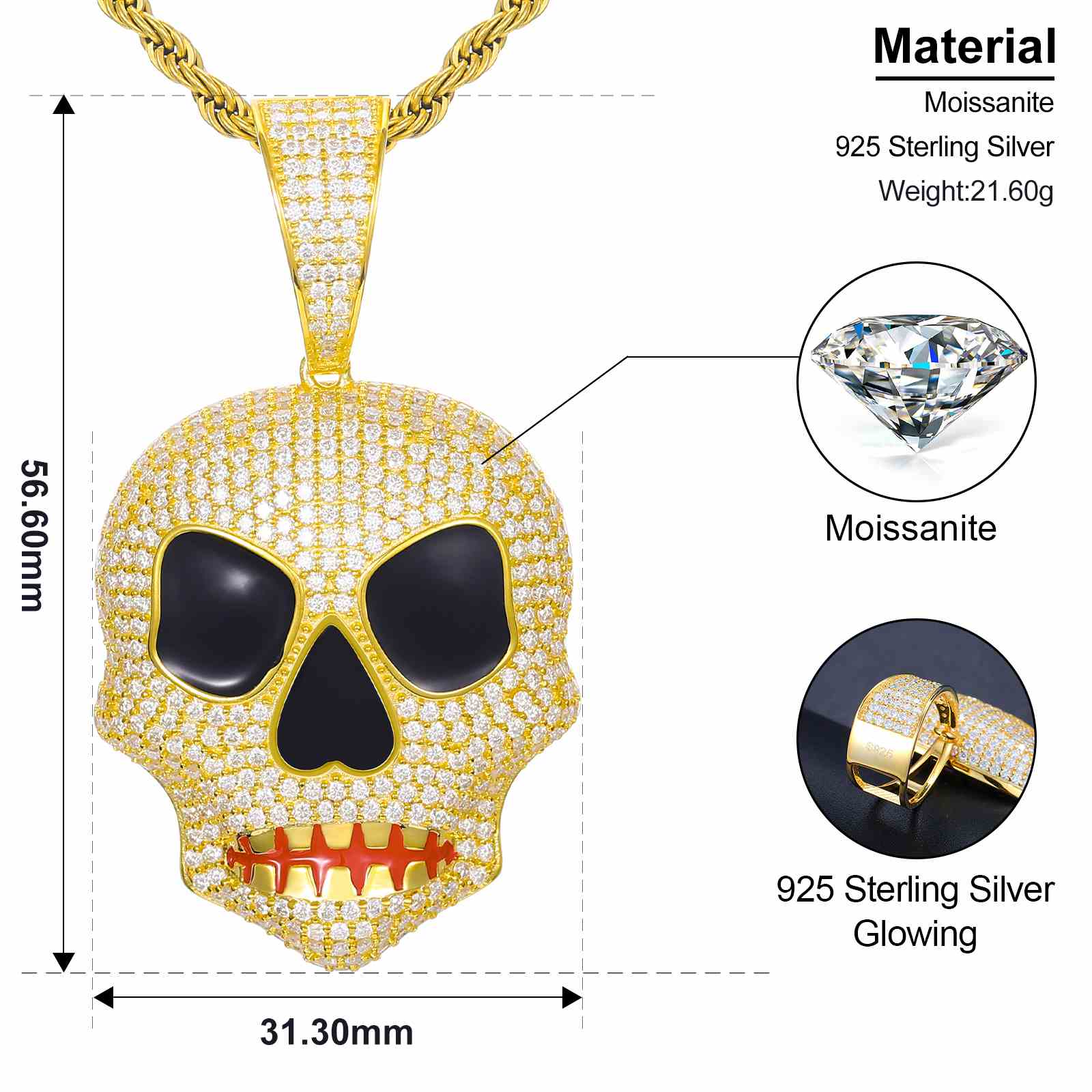 Alien Skull Pendant