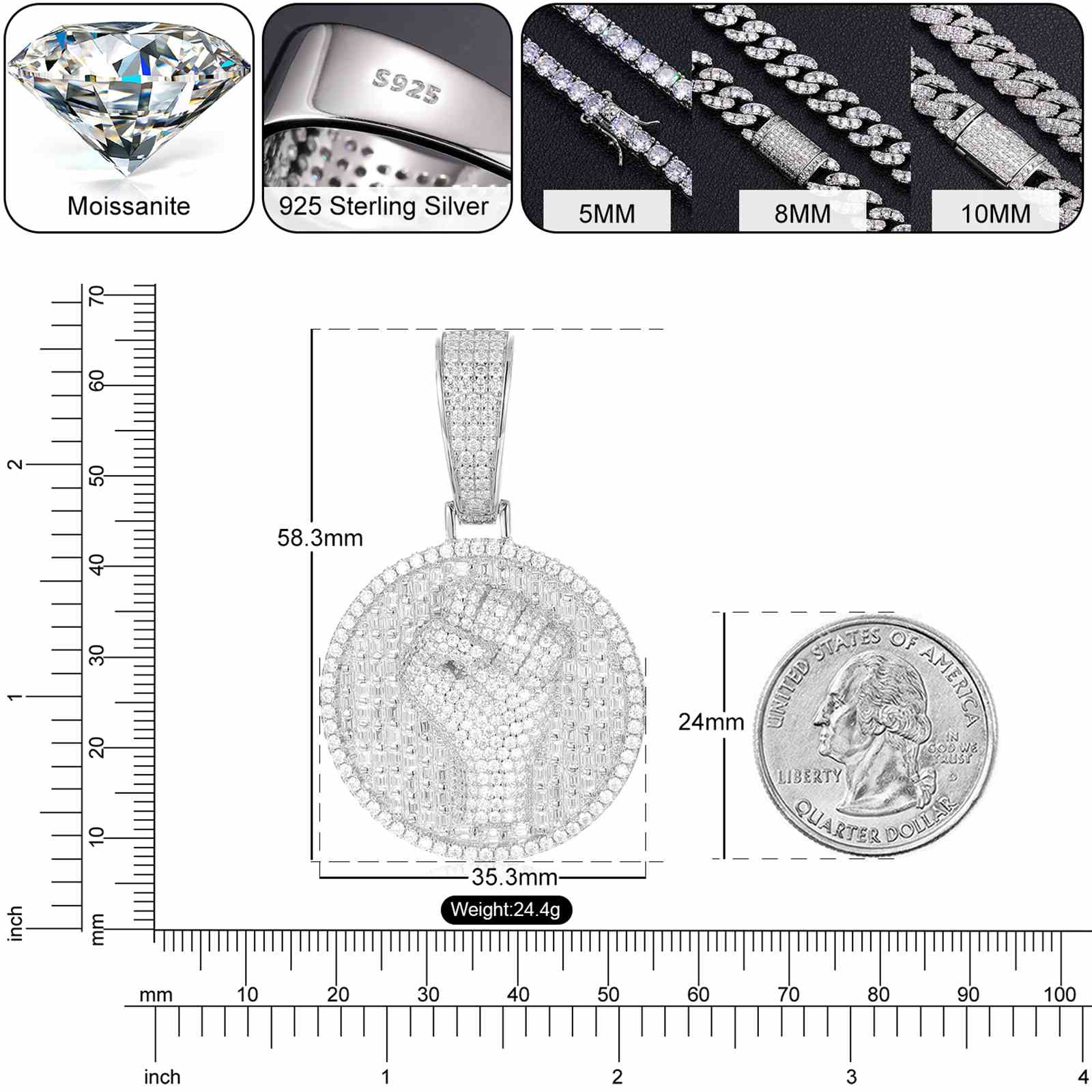 Fist Coin Pendant