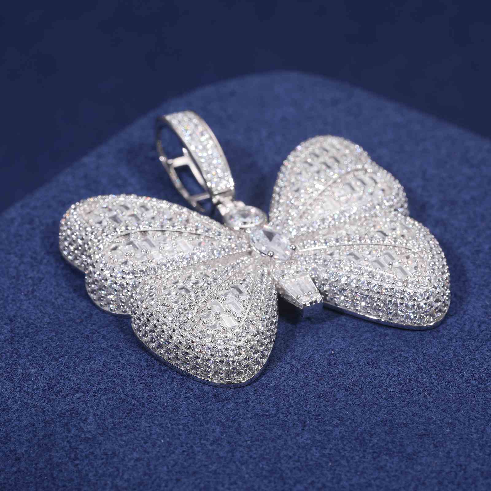 gold butterfly necklace 14k