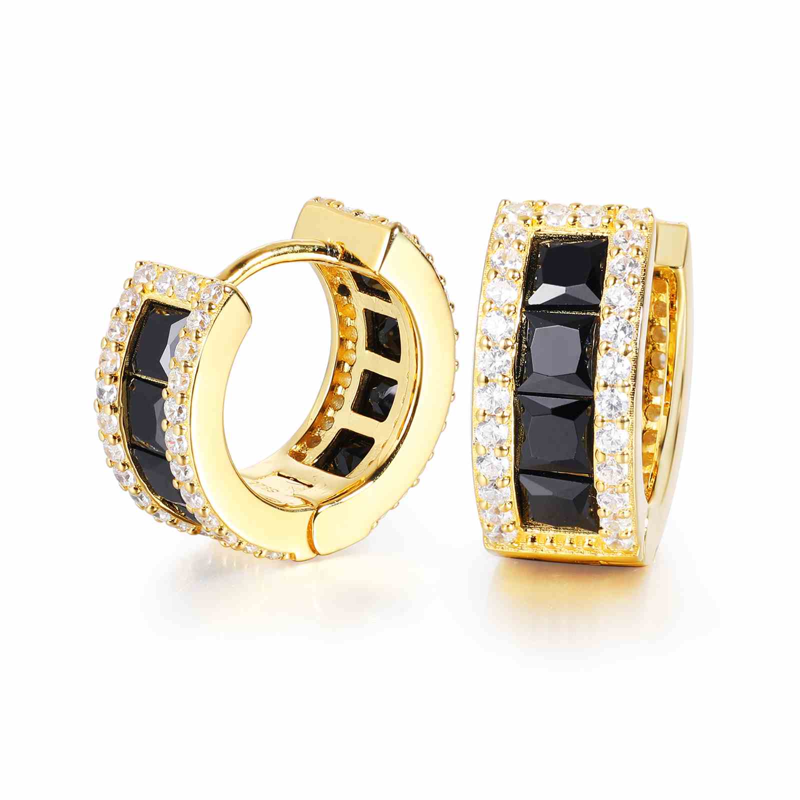 gold hoop earrings