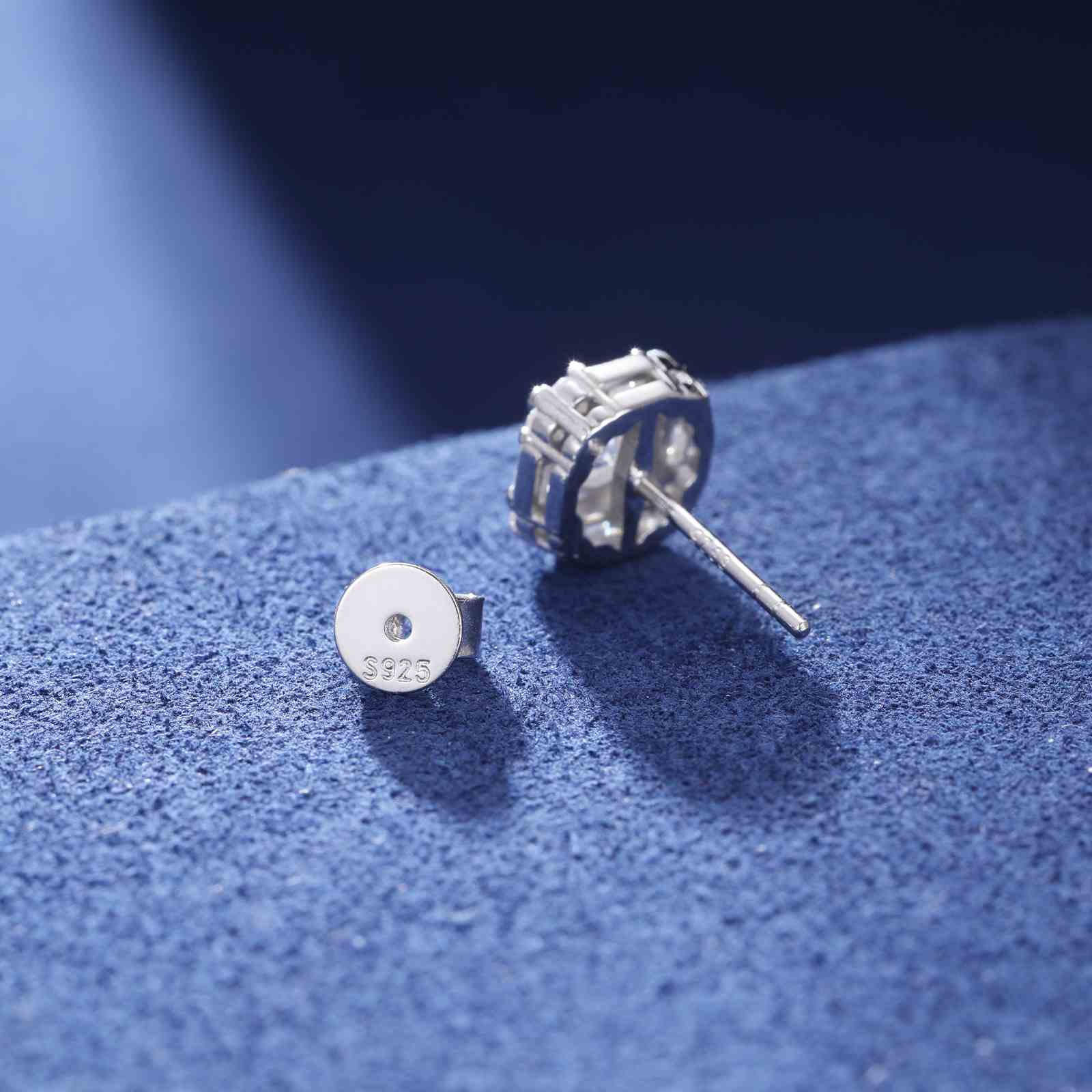 lab made diamond earrings