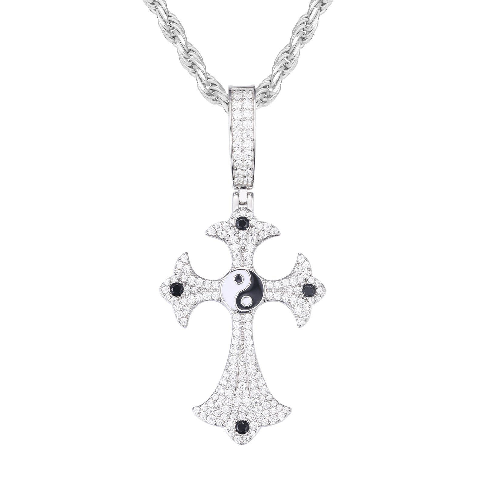 mens cross necklace