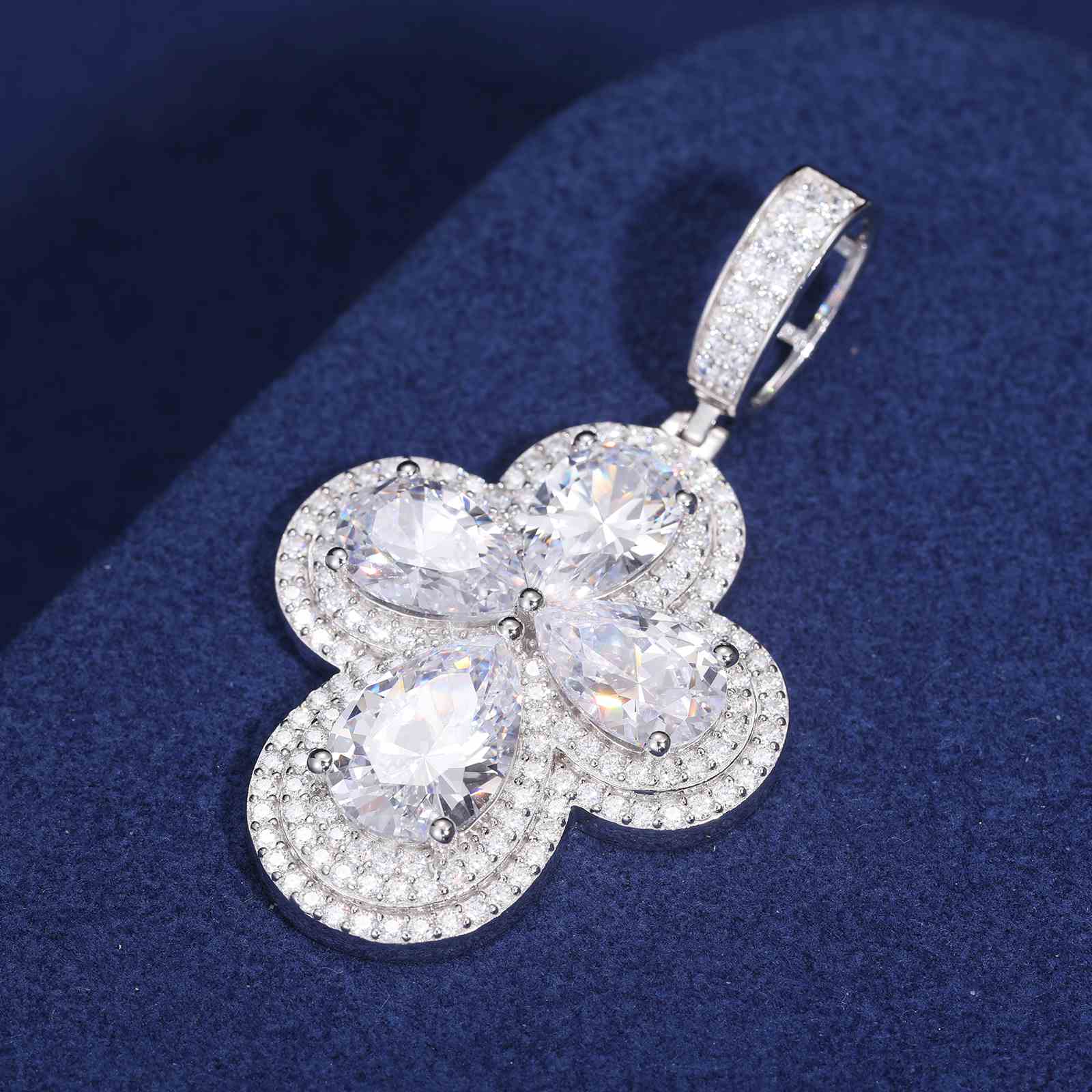 mens diamond cross necklace