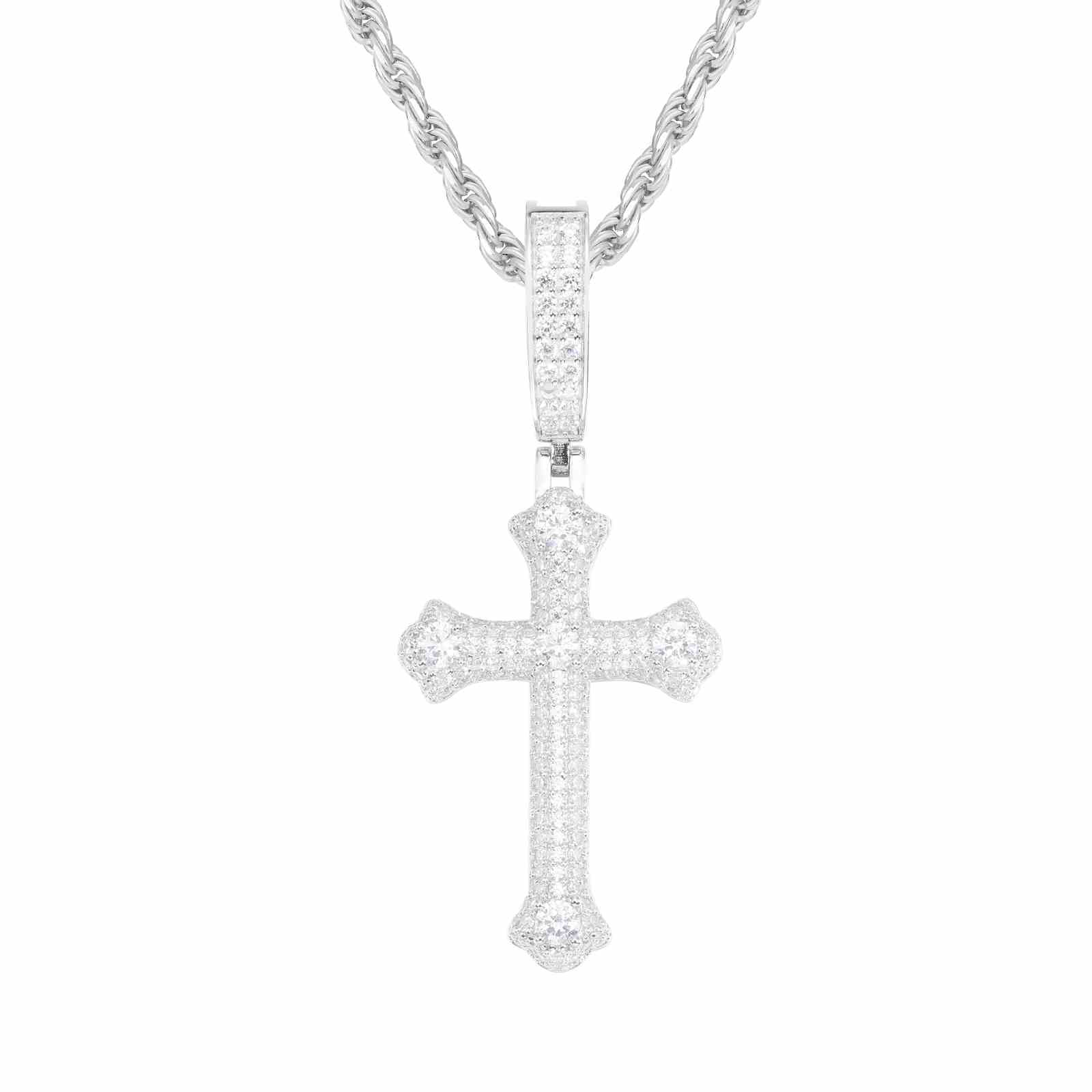 mens gold cross