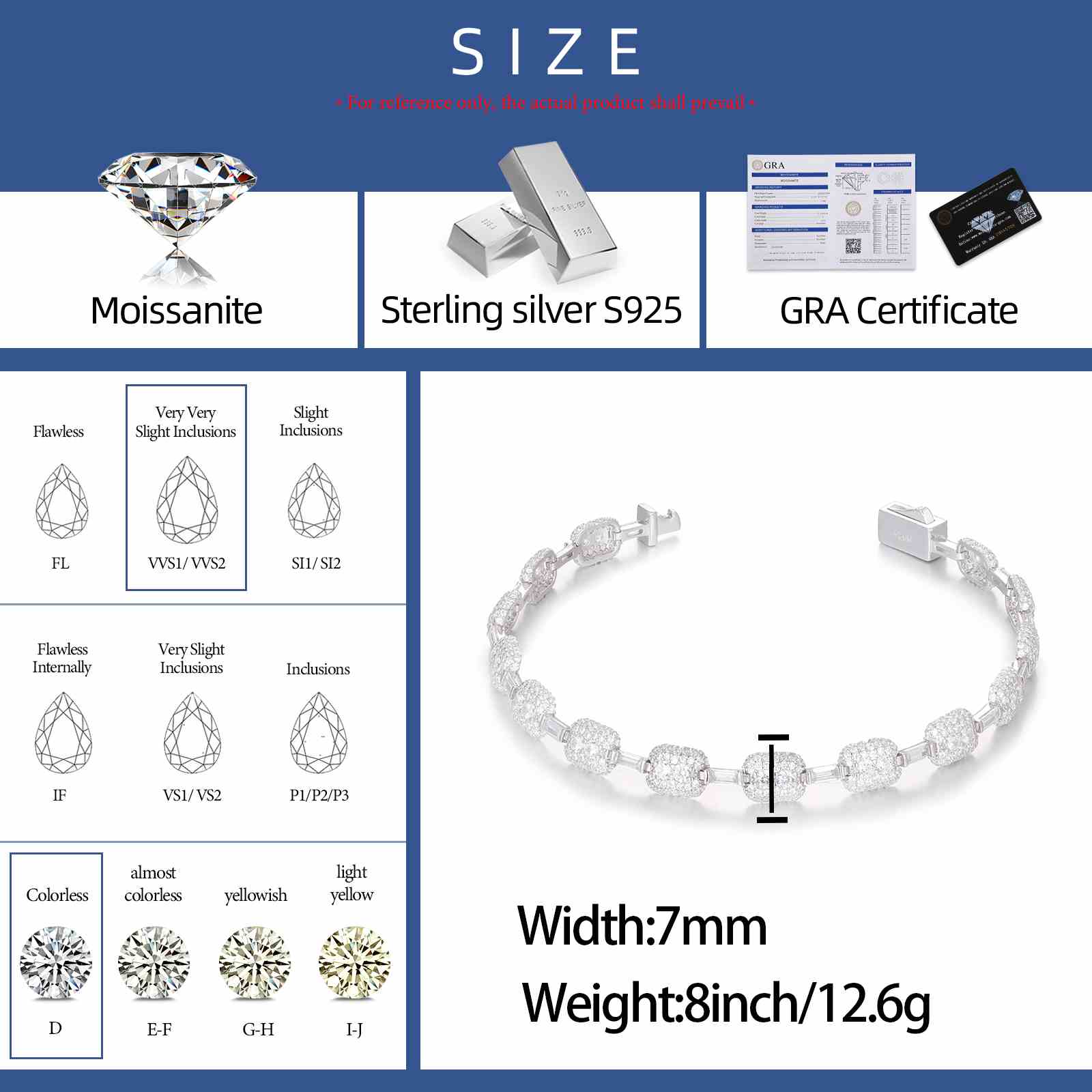 mens hip hop diamond bracelet