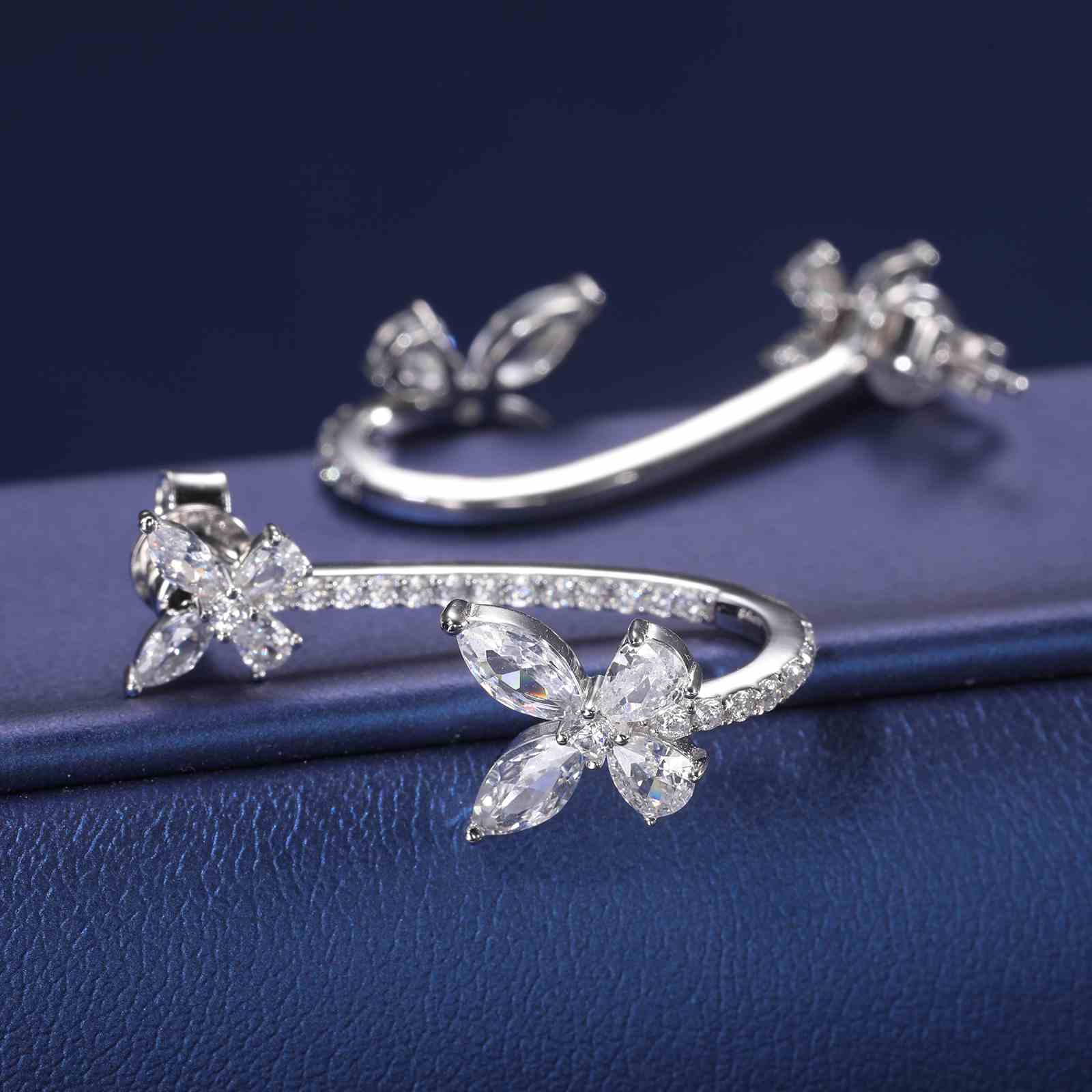 moissanite diamond earrings