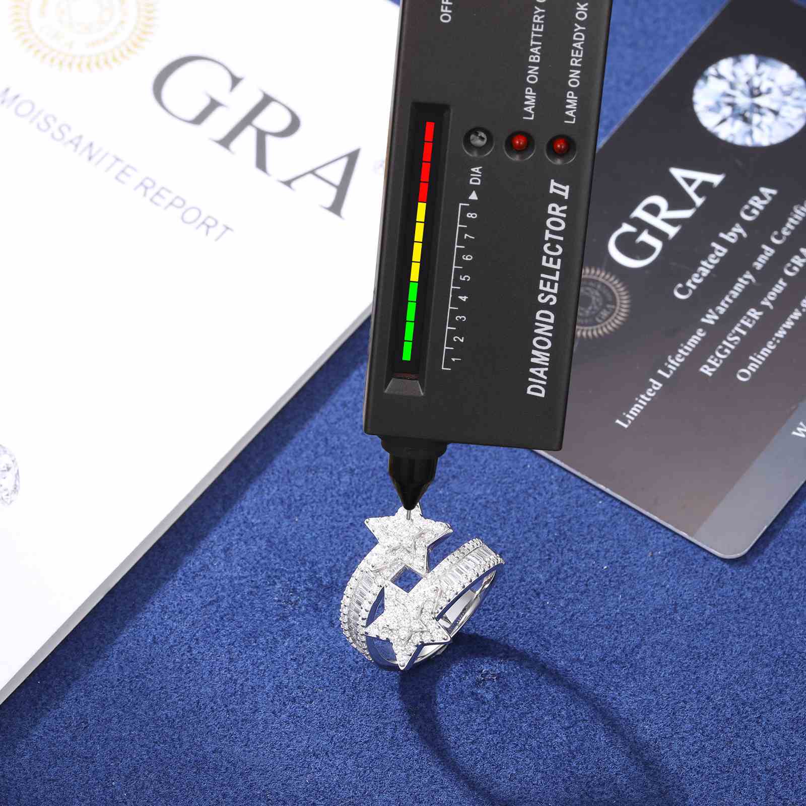 moissanite diamond rings
