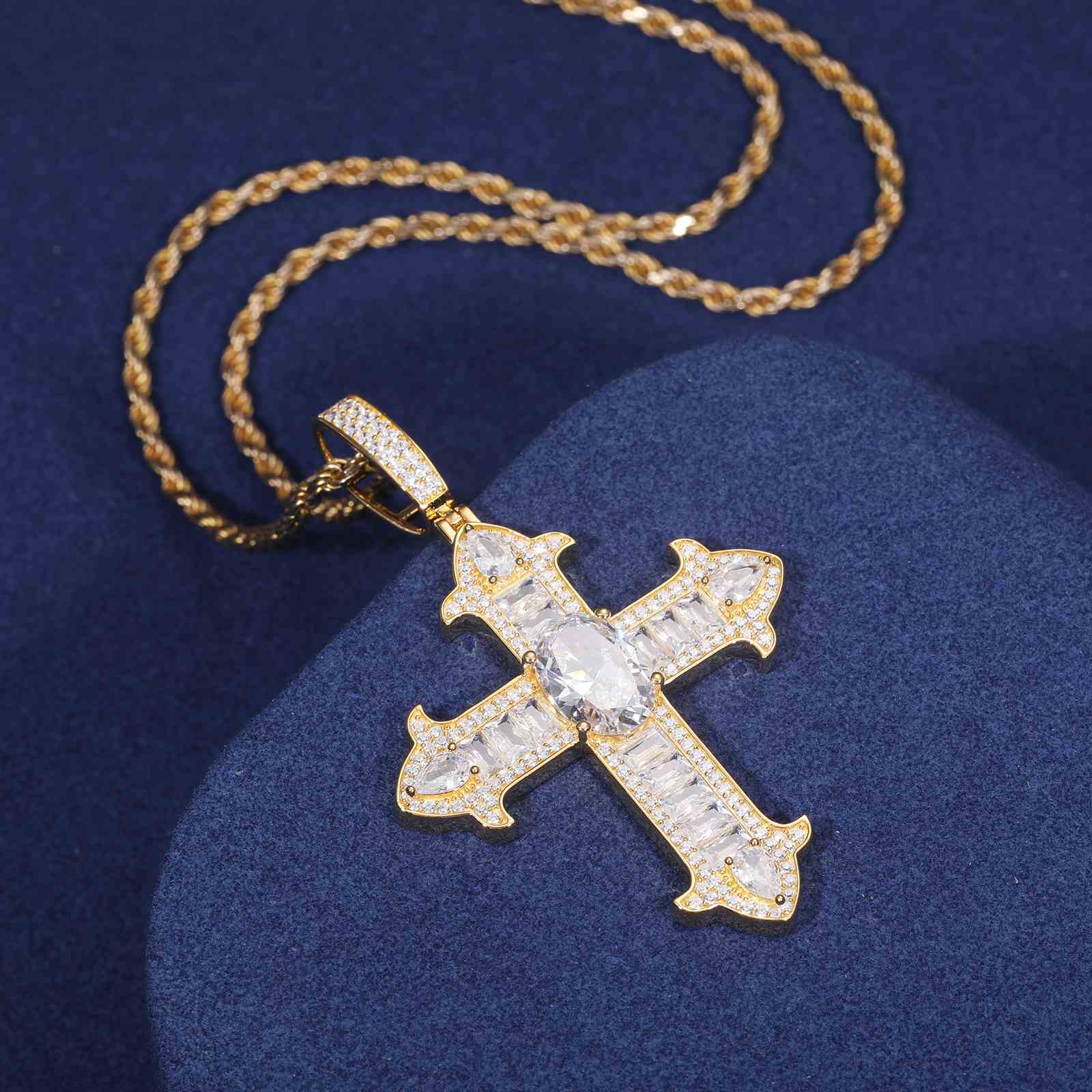 moissanite name pendant