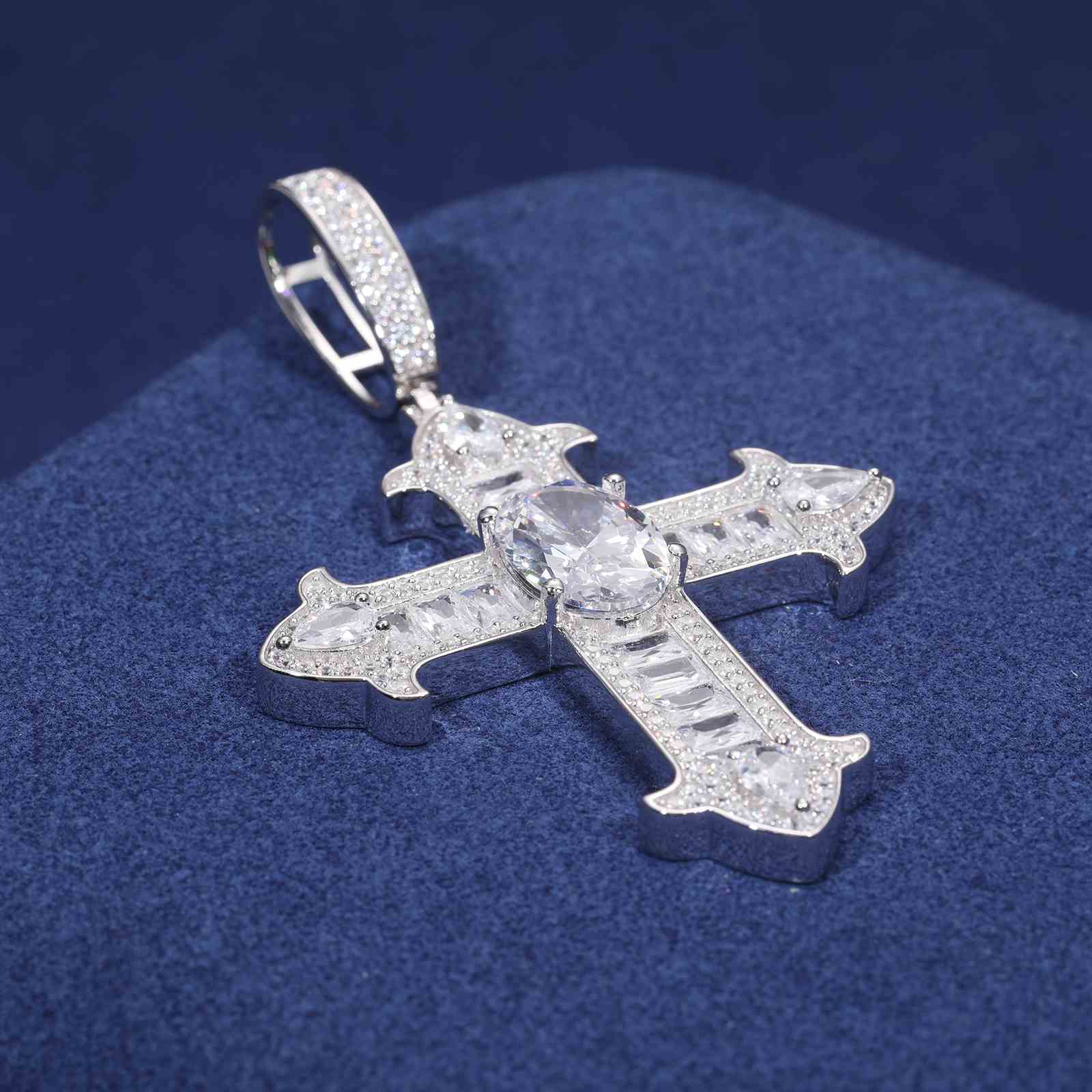 moissanite solitaire pendant