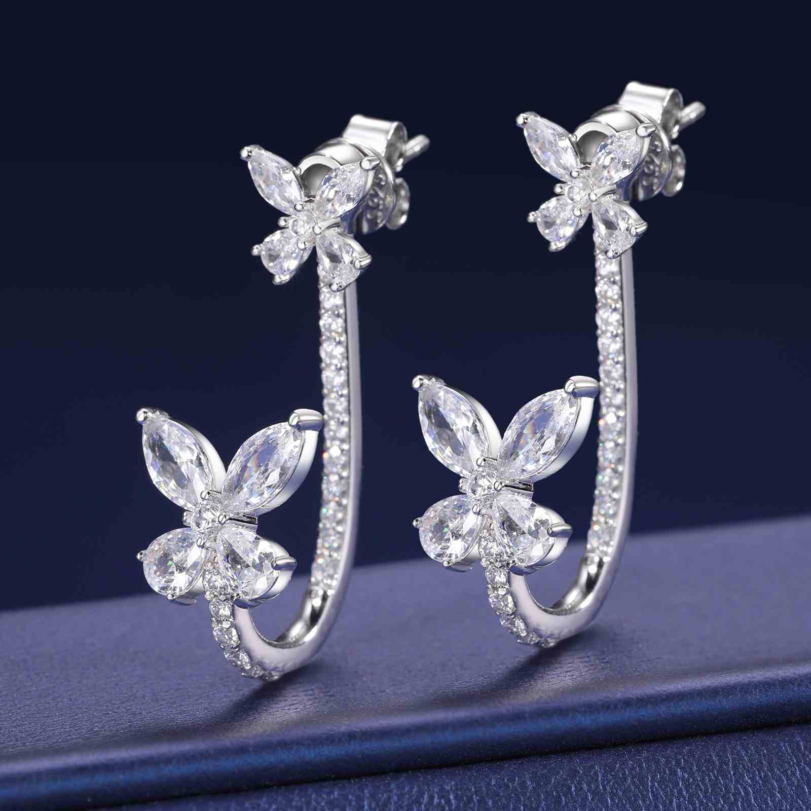 moissanite studs