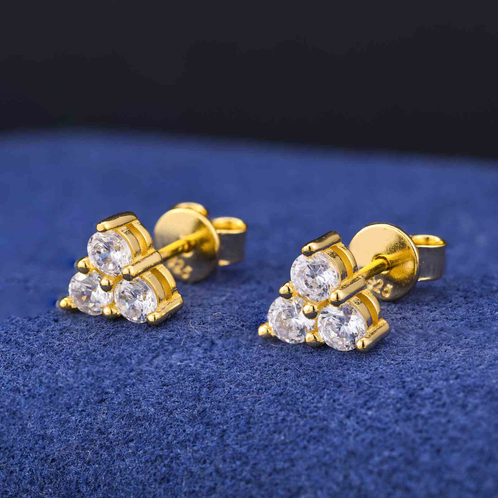 silver stud earrings for women