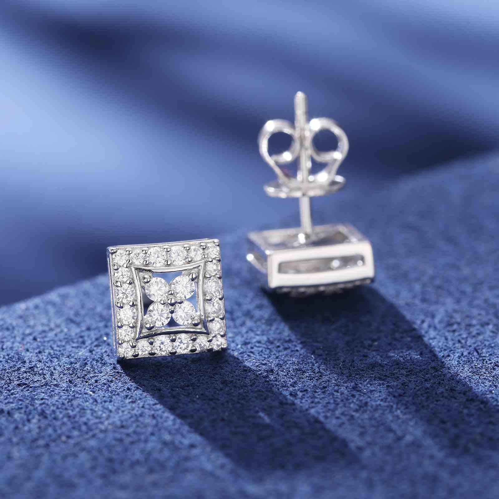 sterling silver stud earrings