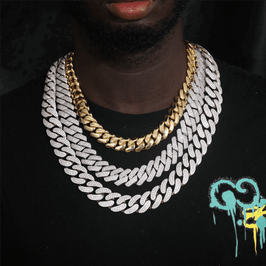 Sparkle in Style: Introducing Our 925 Silver Moissanite Cuban Chain