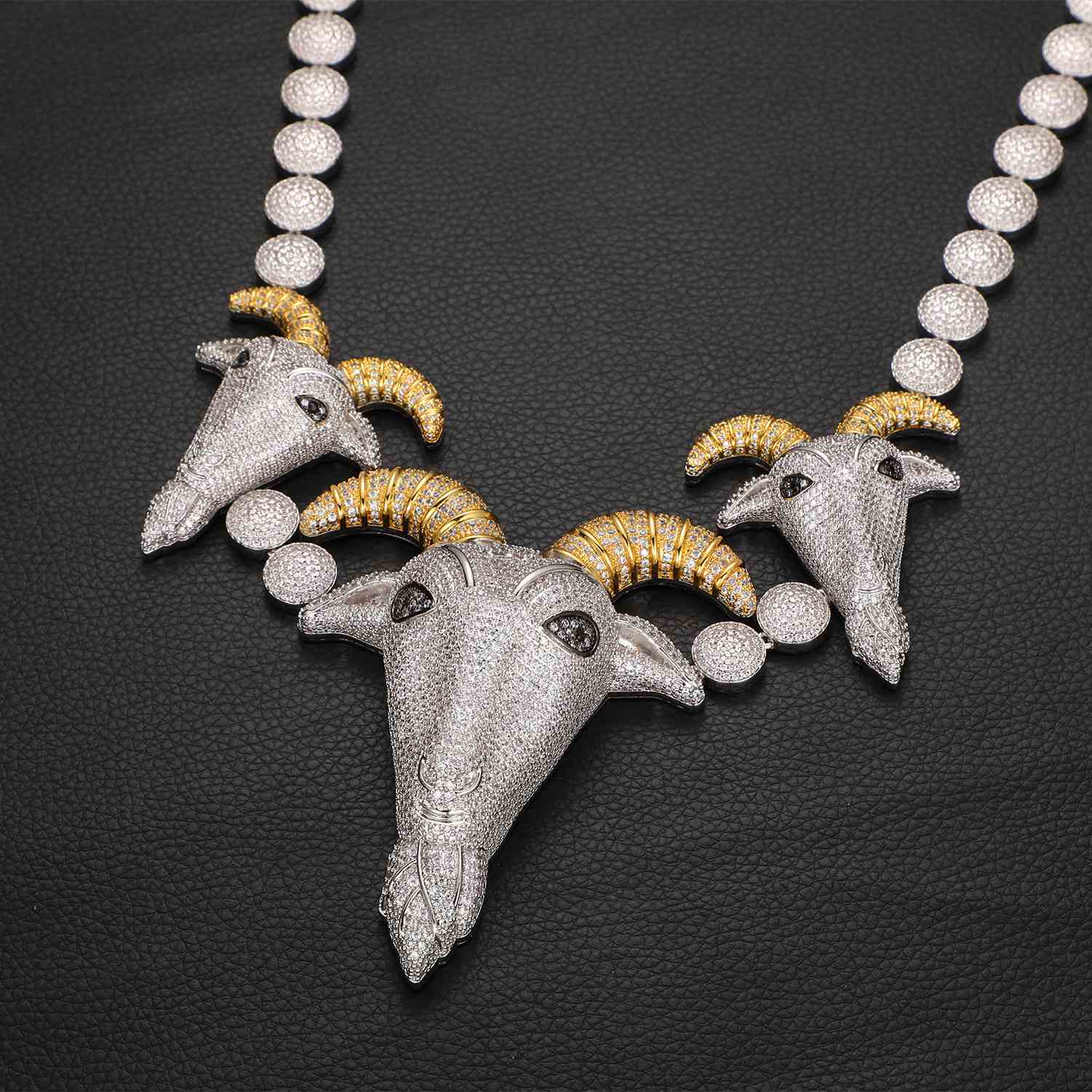 Customized Goats Pendant With Chain