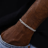 Iced Link Bracelet Hip Hop Statement Jewelry CZBHX0460