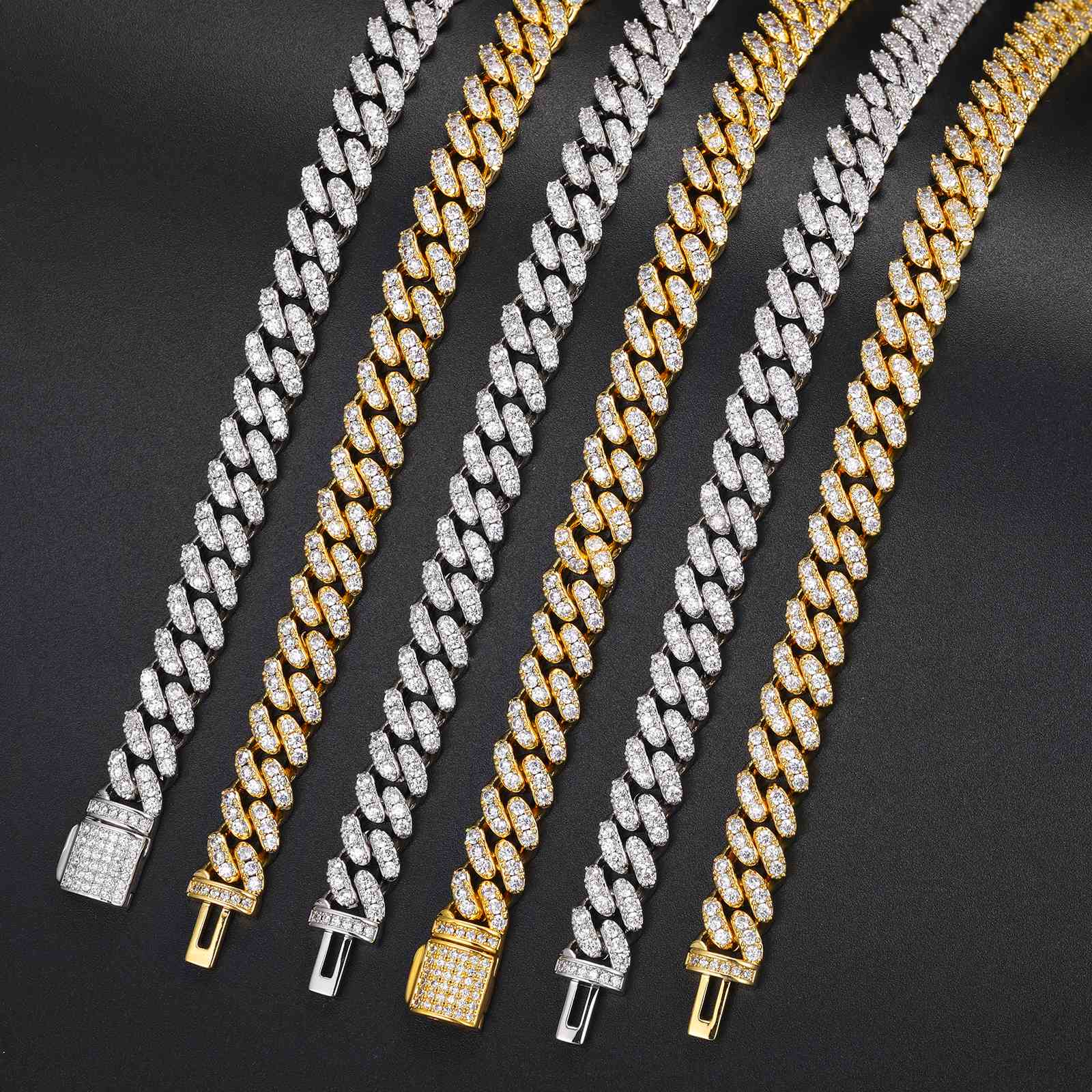 8mm 1 Row Cuban Link Chain