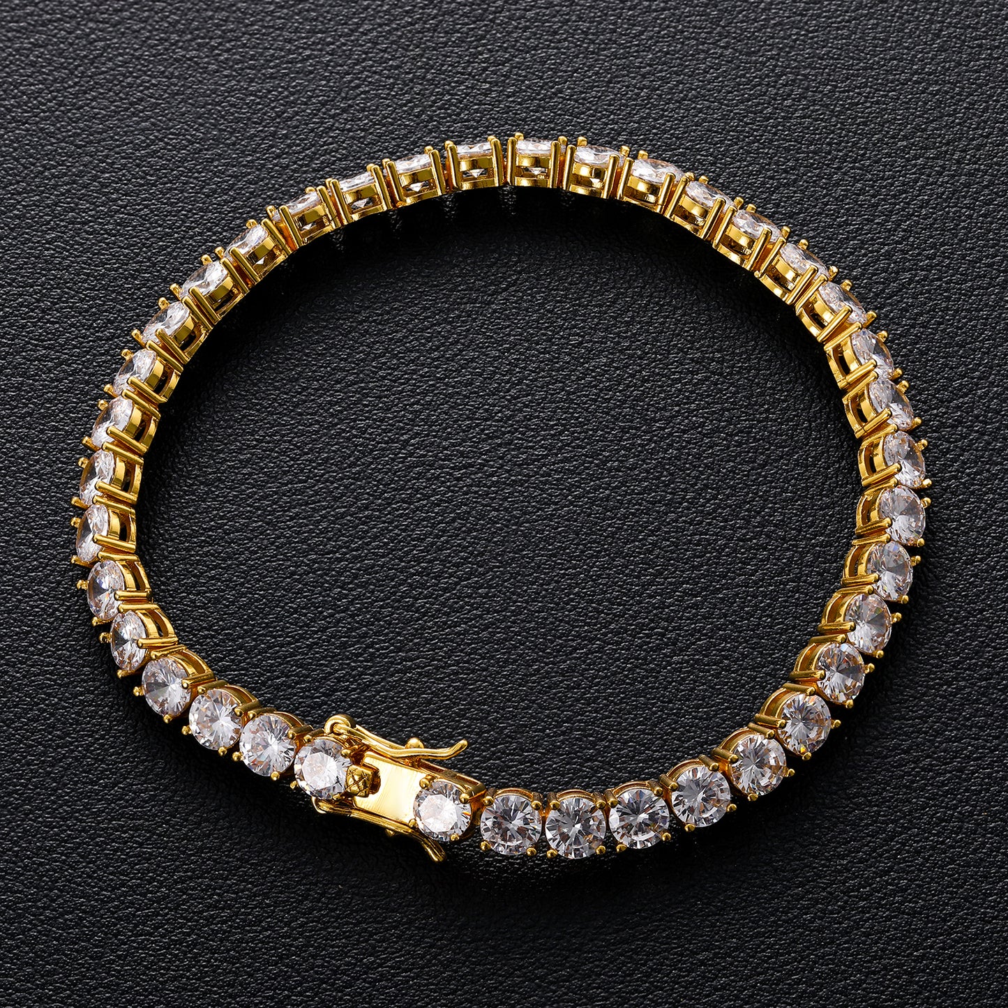 925 Silver Moissanite 5mm Tennis Bracelet TQB0004