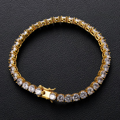 925 Silver Moissanite 5mm Tennis Bracelet TQB0004