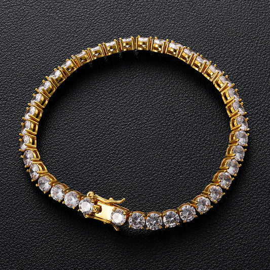 925 Silver Moissanite 5mm Tennis Bracelet TQB0004